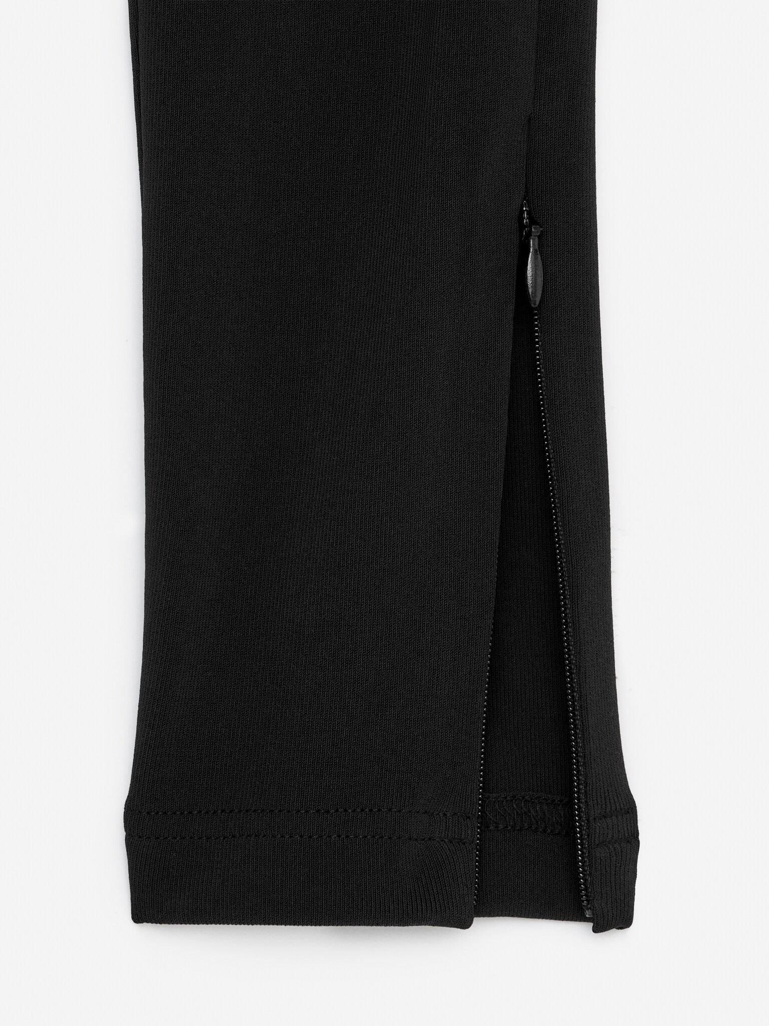 Zip-Detail Leggings - Black - 2