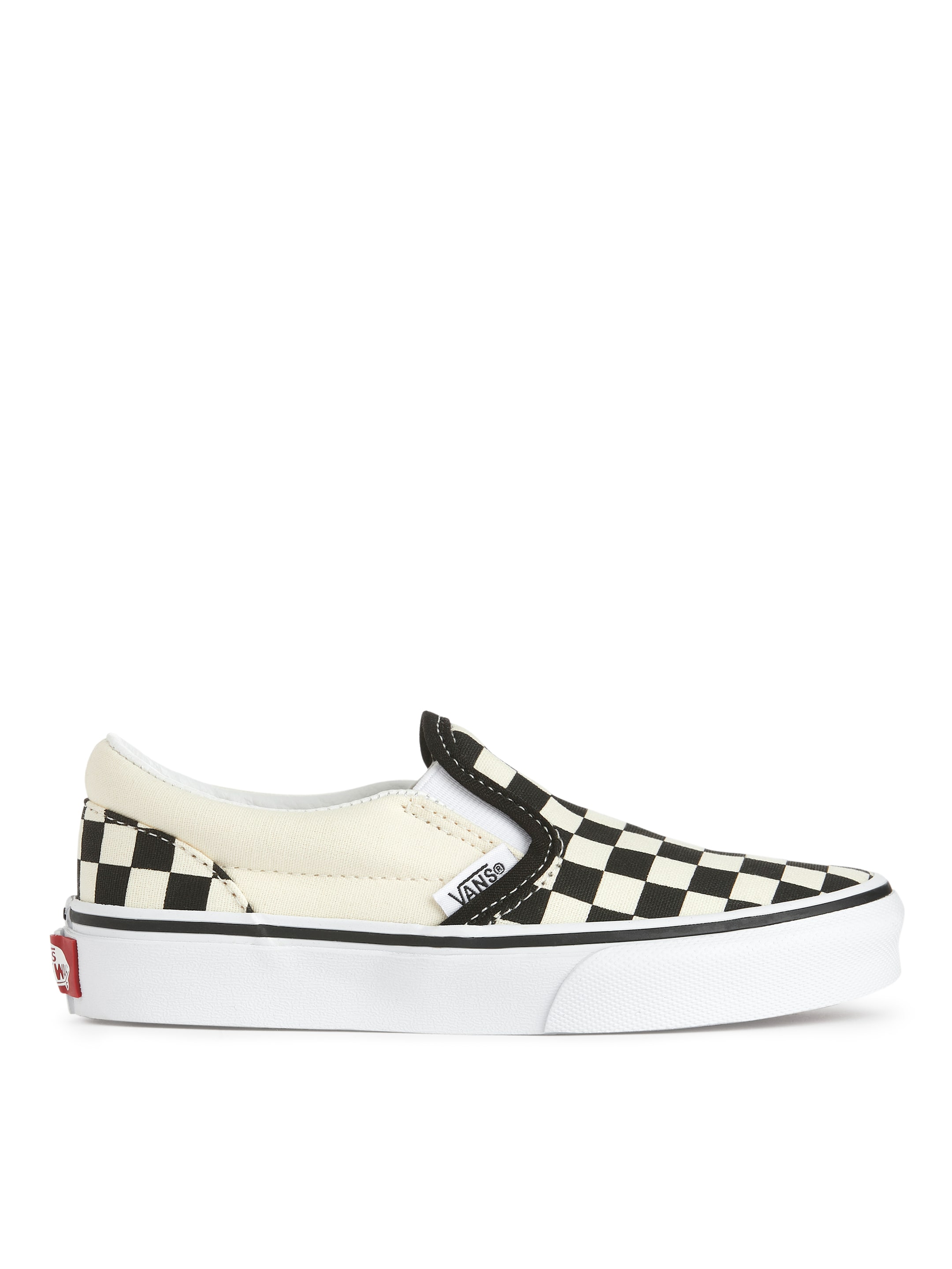 Sneakers slip on Vans Classic per bimbi - Bianco/Nero - Children - StillMedia/DescriptiveStillLife - 12