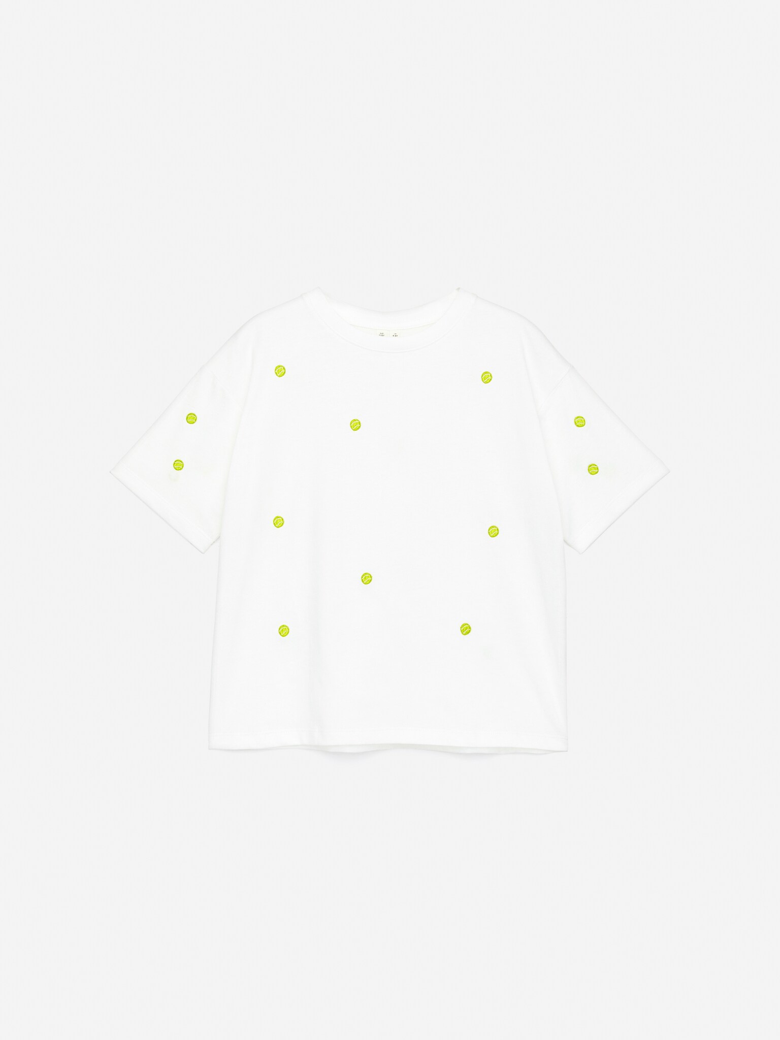 Camiseta oversize - Blanco/pelotas de tenis/Beige/animales salvajes/Blanco/deportes/Gris jaspeado/estampado perro/Verde/Gris/monstruos/Gris jaspeado