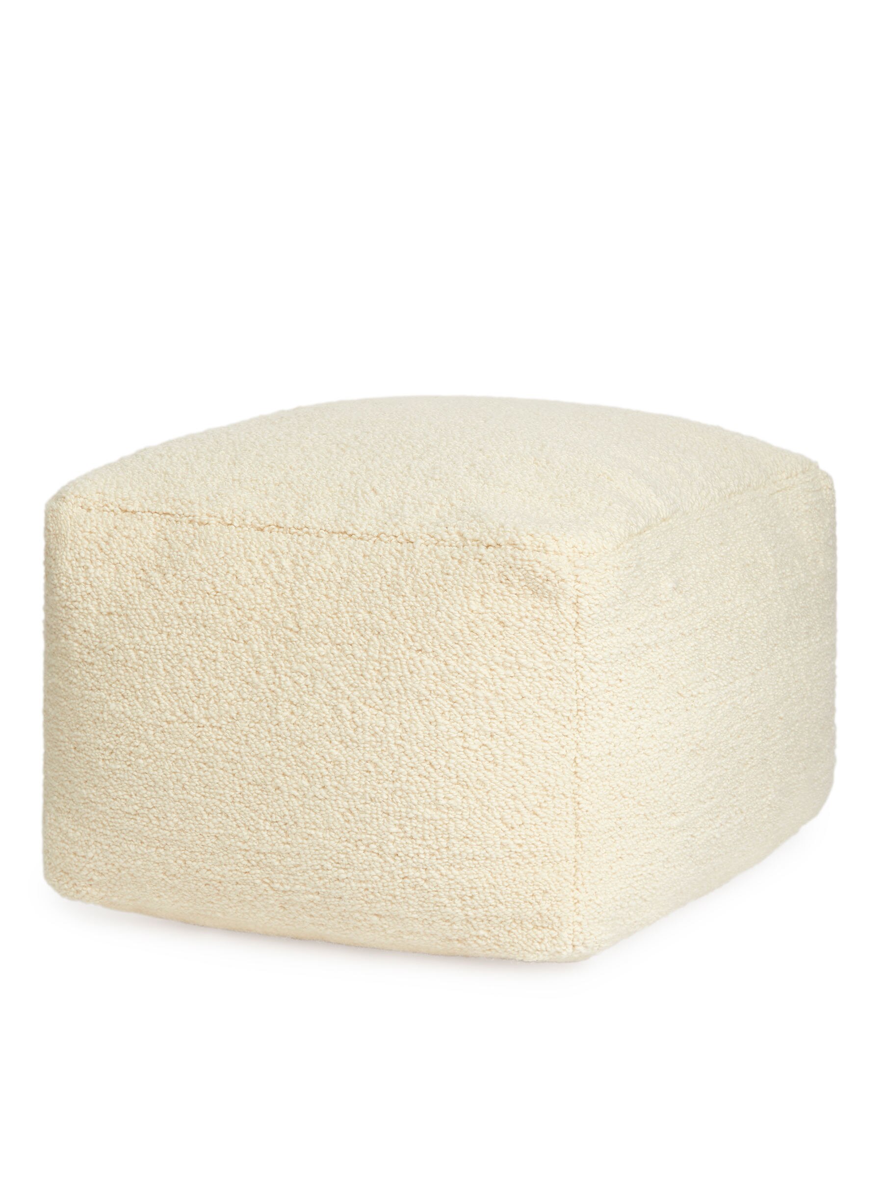 Puff aus Baumwolle und Wolle - Cremeweiß - Haushaltswaren - StillMedia/DescriptiveStillLife - 2