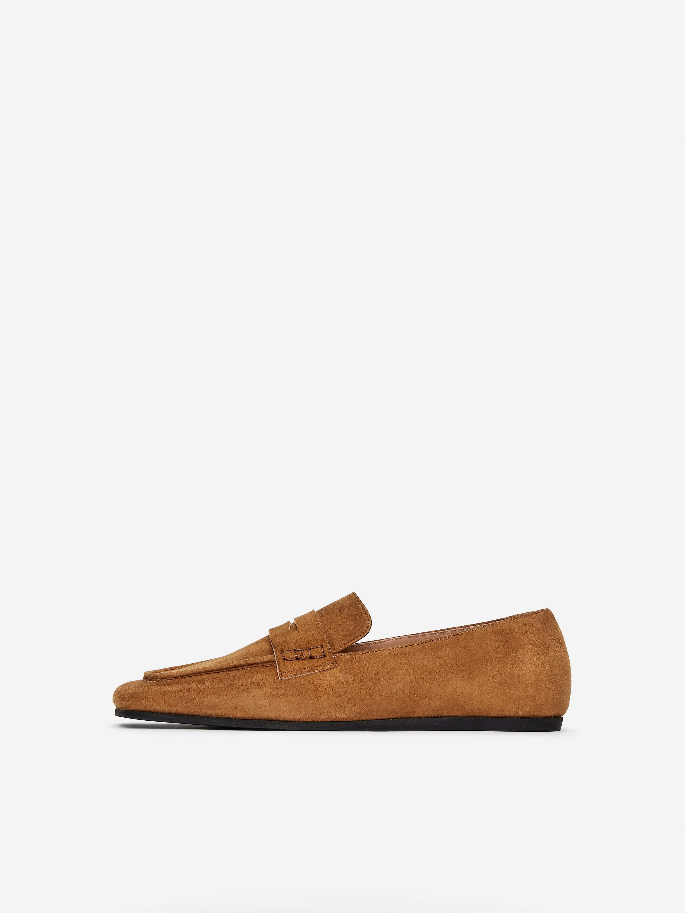 Suede Loafers - Brown - Women - StillMedia/DescriptiveStillLife - 1