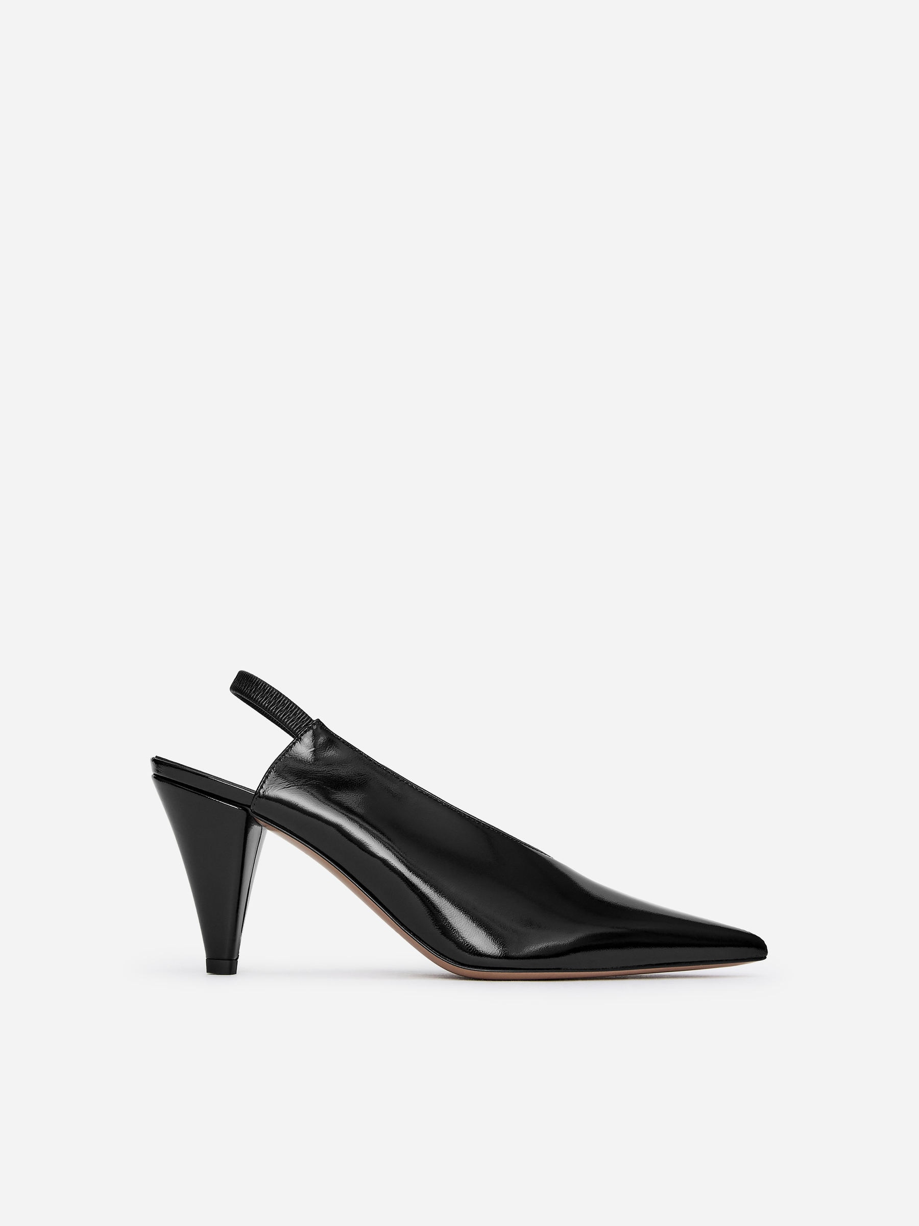 Slingback Leather Pumps-#272627-18128