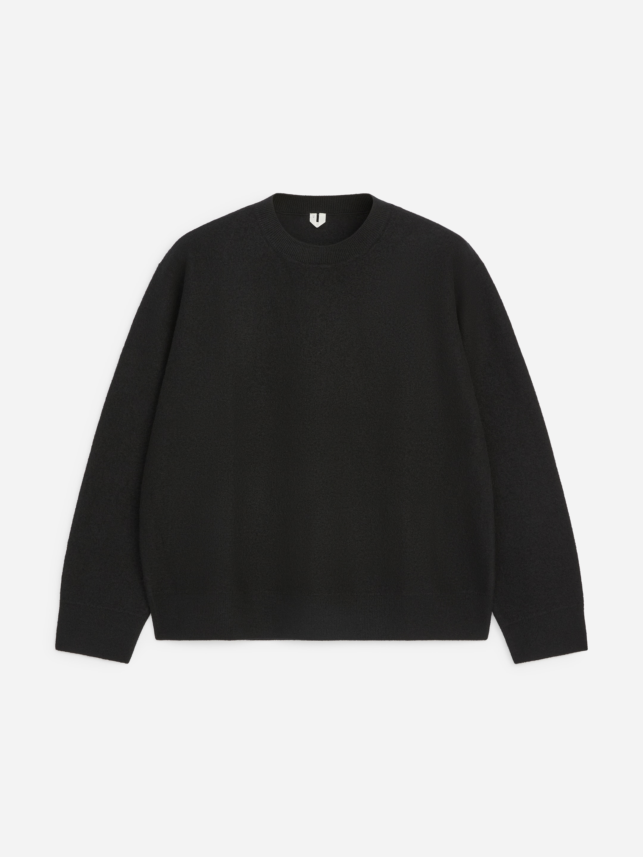 Boiled-Wool Jumper - Black - Regular fit - men - StillMedia/DescriptiveStillLife - 7