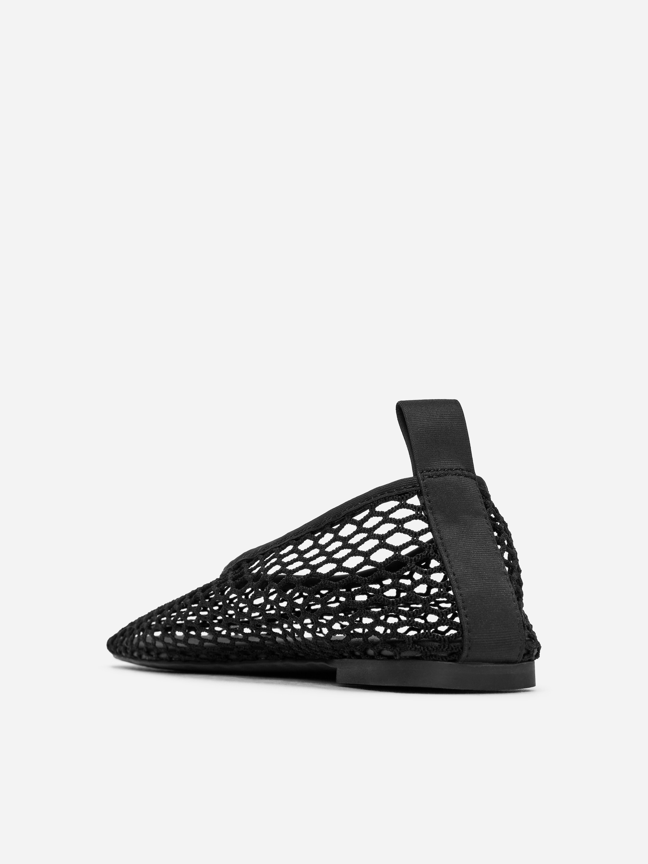 Mesh Ballerina Flats - Black - Women - StillMedia/DescriptiveStillLife - 6