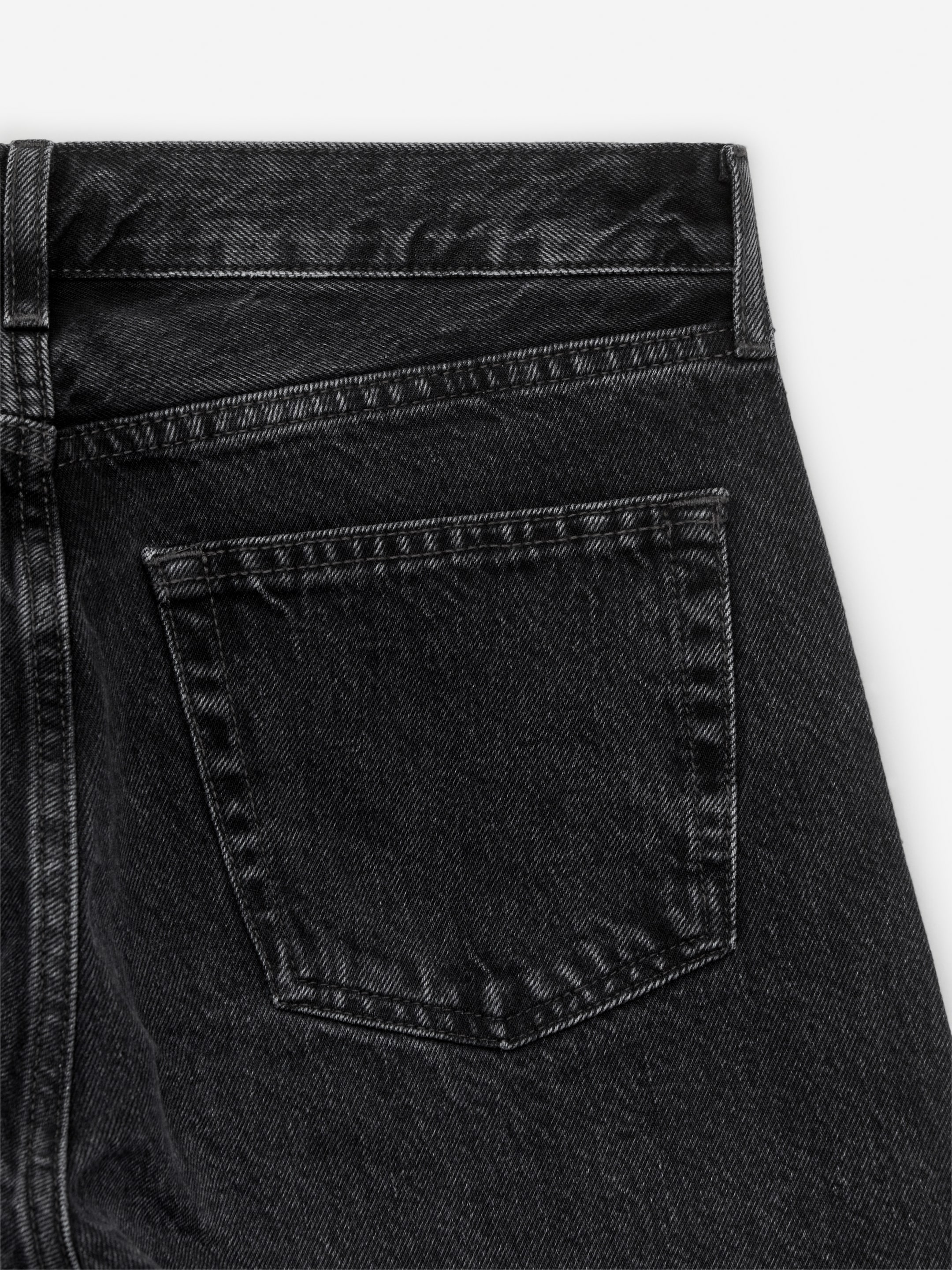 Grotere afbeelding bekijken: SNOW Straight Jeans - Washed Black - DAMES | H&M BE 4