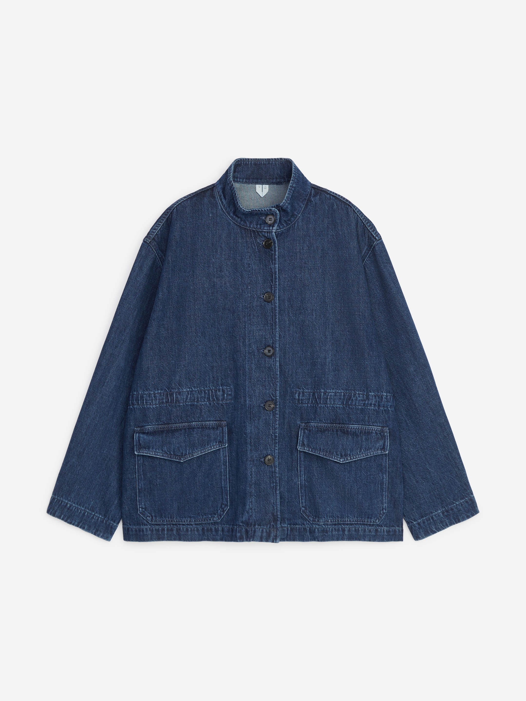 Cotton-Lyocell Denim Overshirt - Blue - Regular fit - women - StillMedia/DescriptiveStillLife - 1