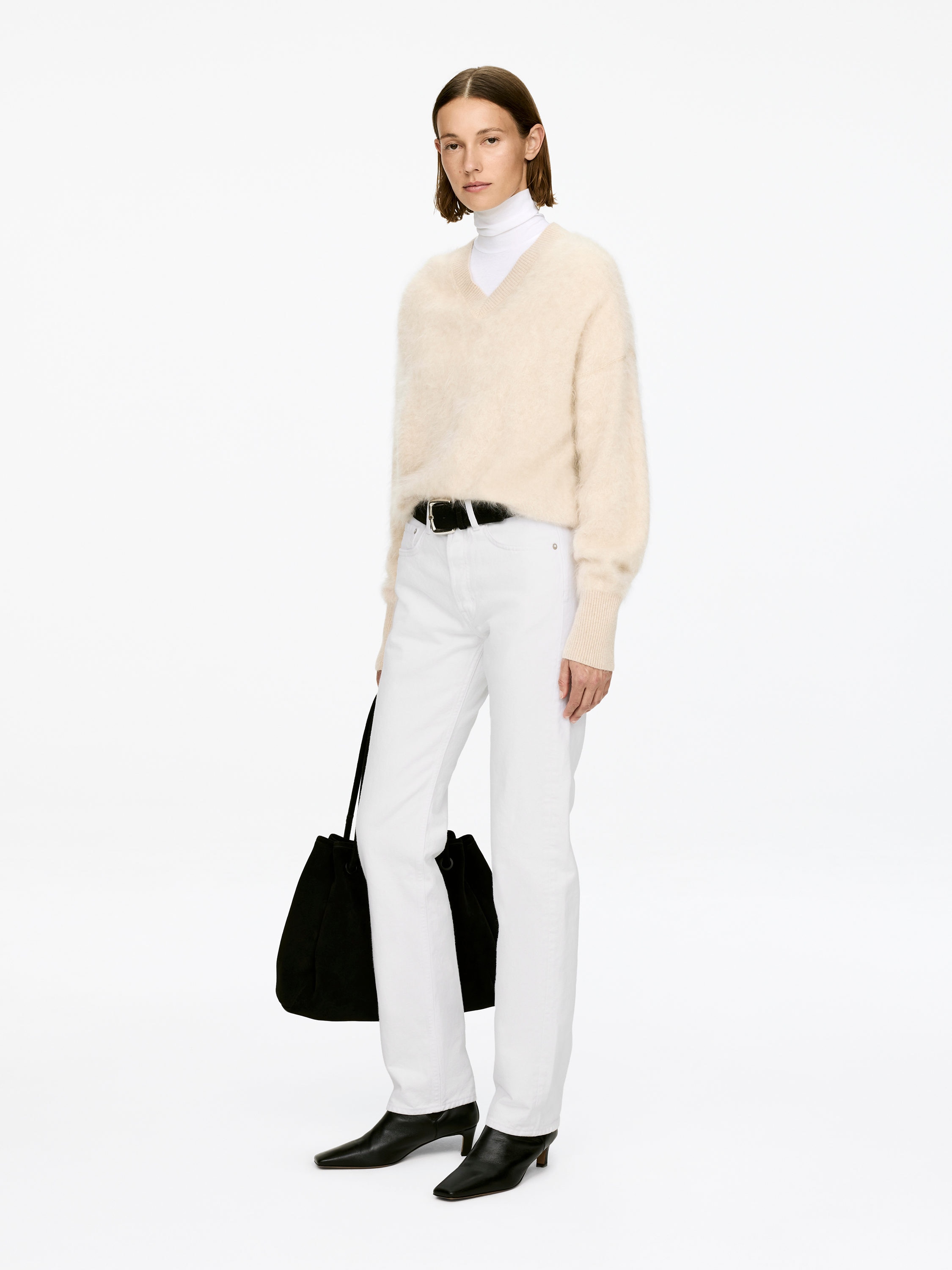 SNOW Straight Jeans - White - Slim fit - Women - StillMedia/Lookbook - 5
