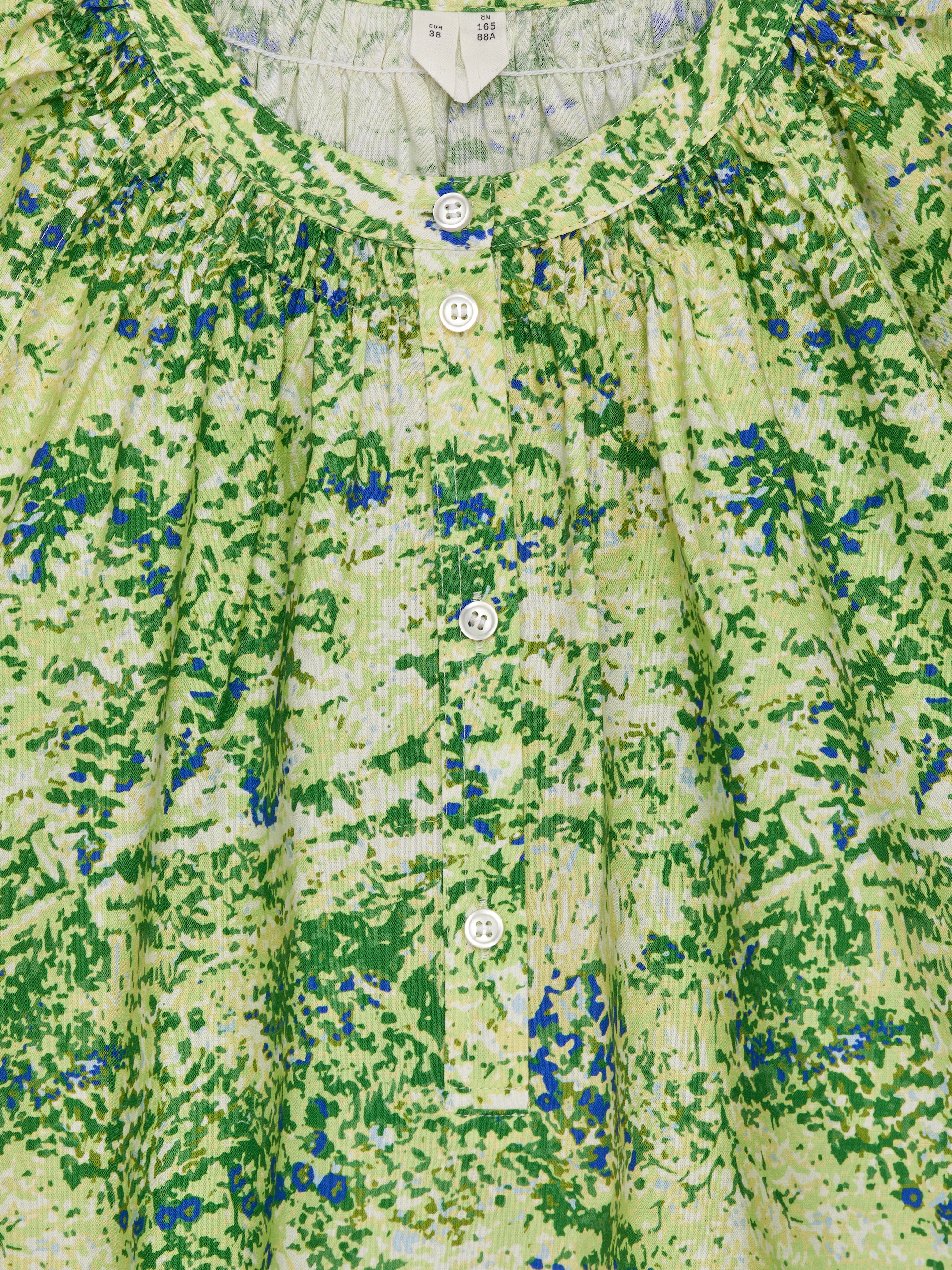Cotton Maxi Dress - Green - Regular fit - Women - StillMedia/DescriptiveDetail - 2