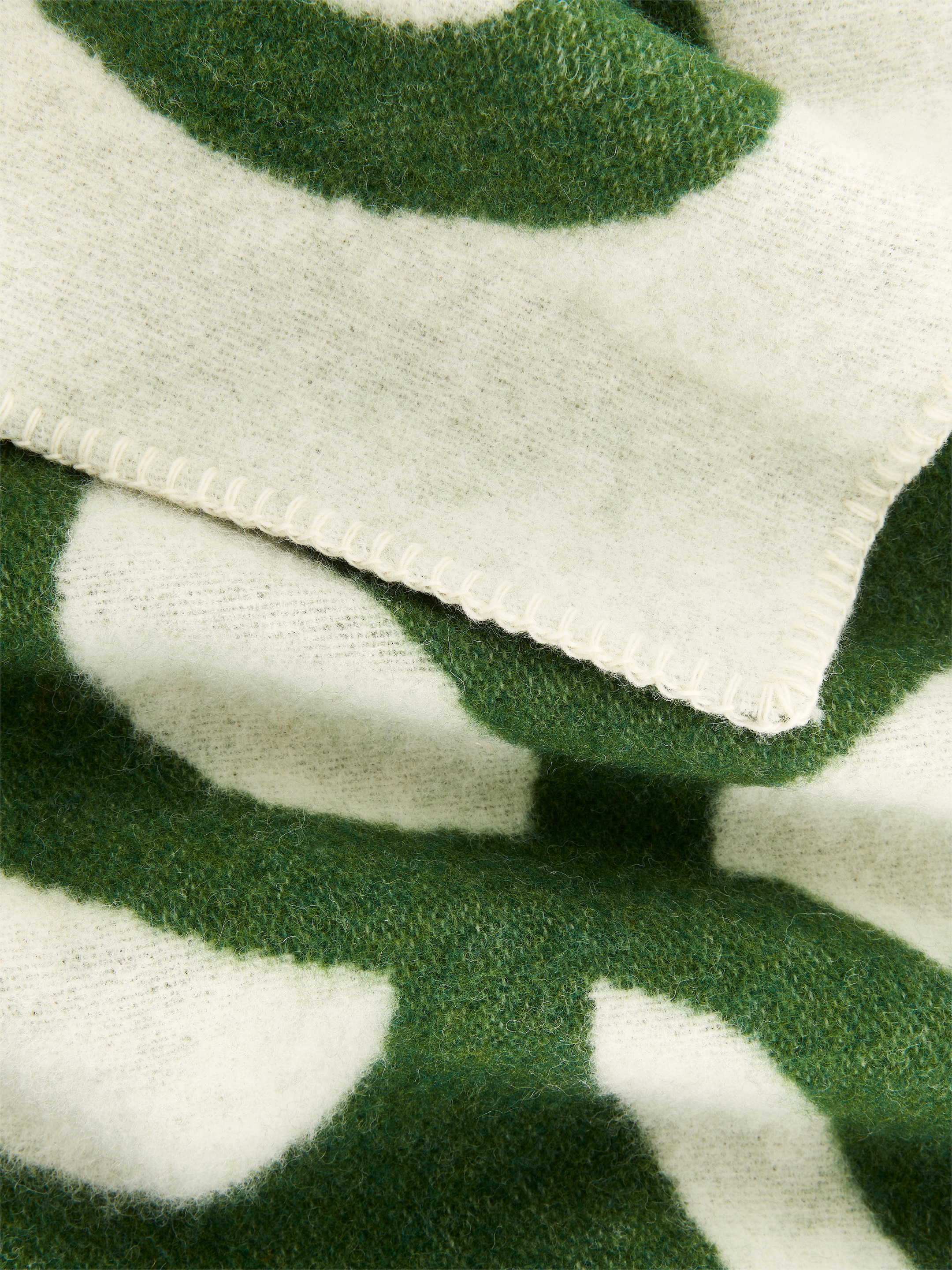 Klippan Wool Blanket - Green/Off White - Homeware - StillMedia/DescriptiveDetail - 2