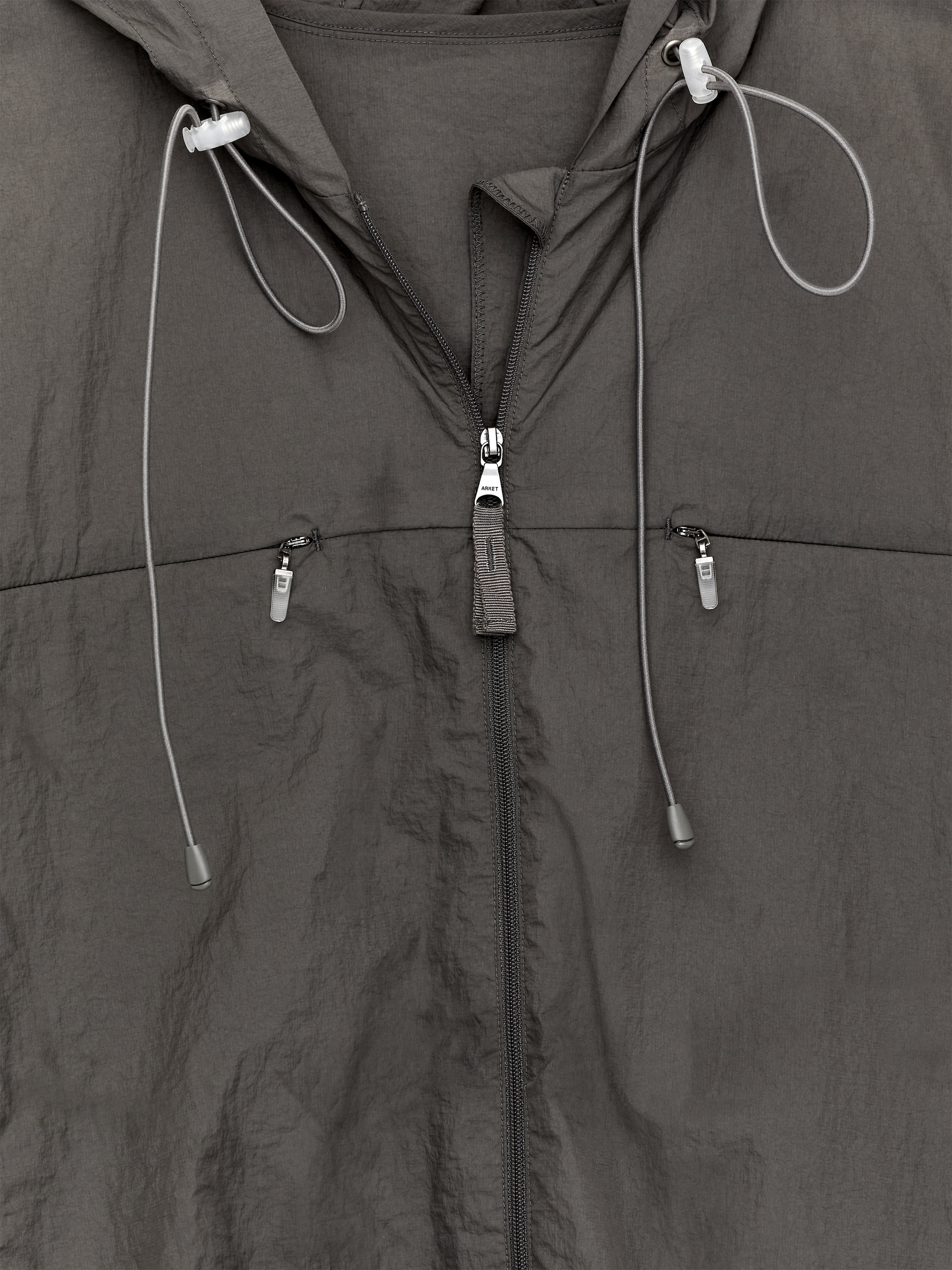 Ripstop Windbreaker - Grey - Loose fit - Women - StillMedia/DescriptiveDetail - 1