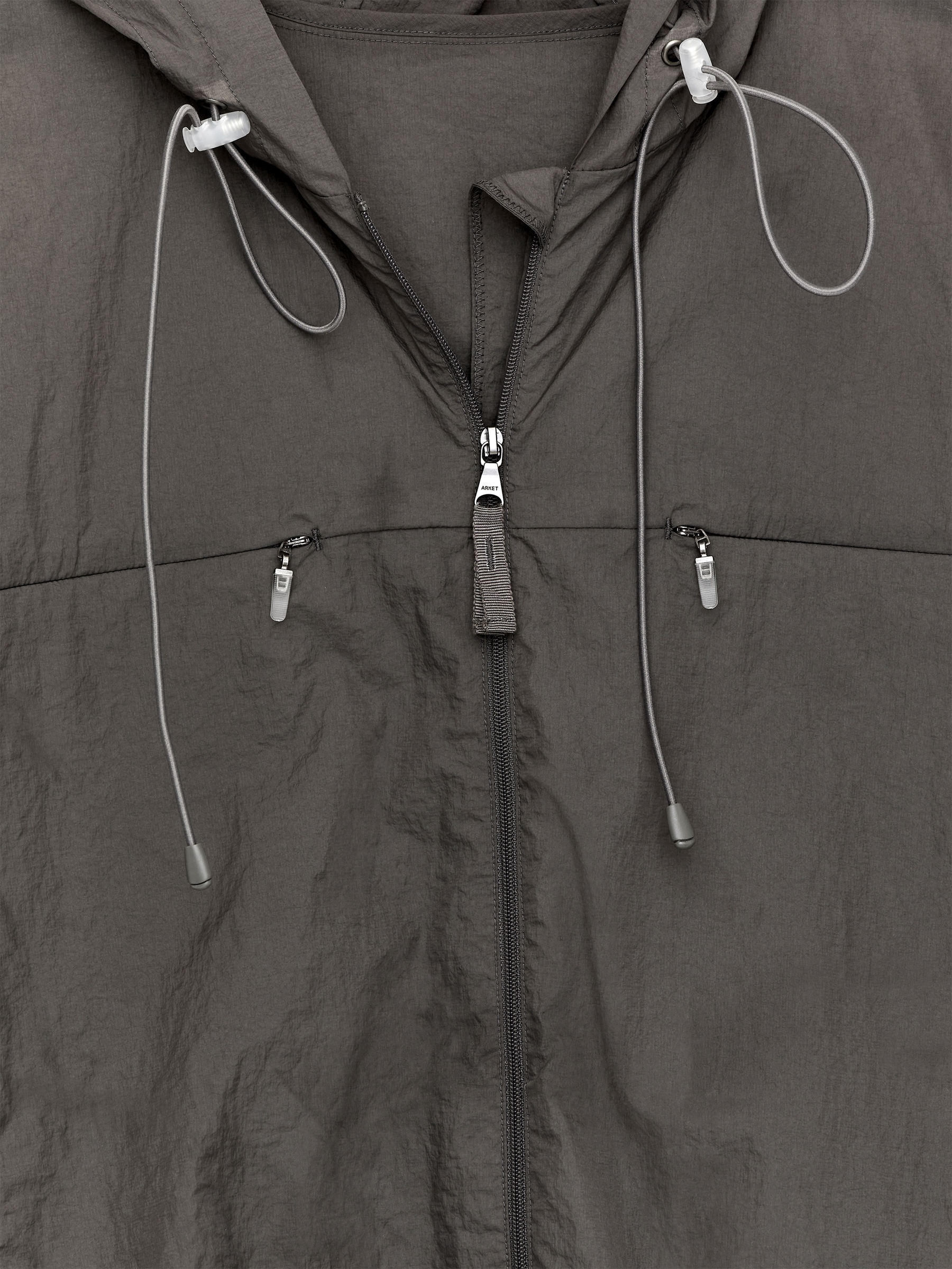 Ripstop Windbreaker - Grey - Loose fit - Women - StillMedia/DescriptiveDetail - 1