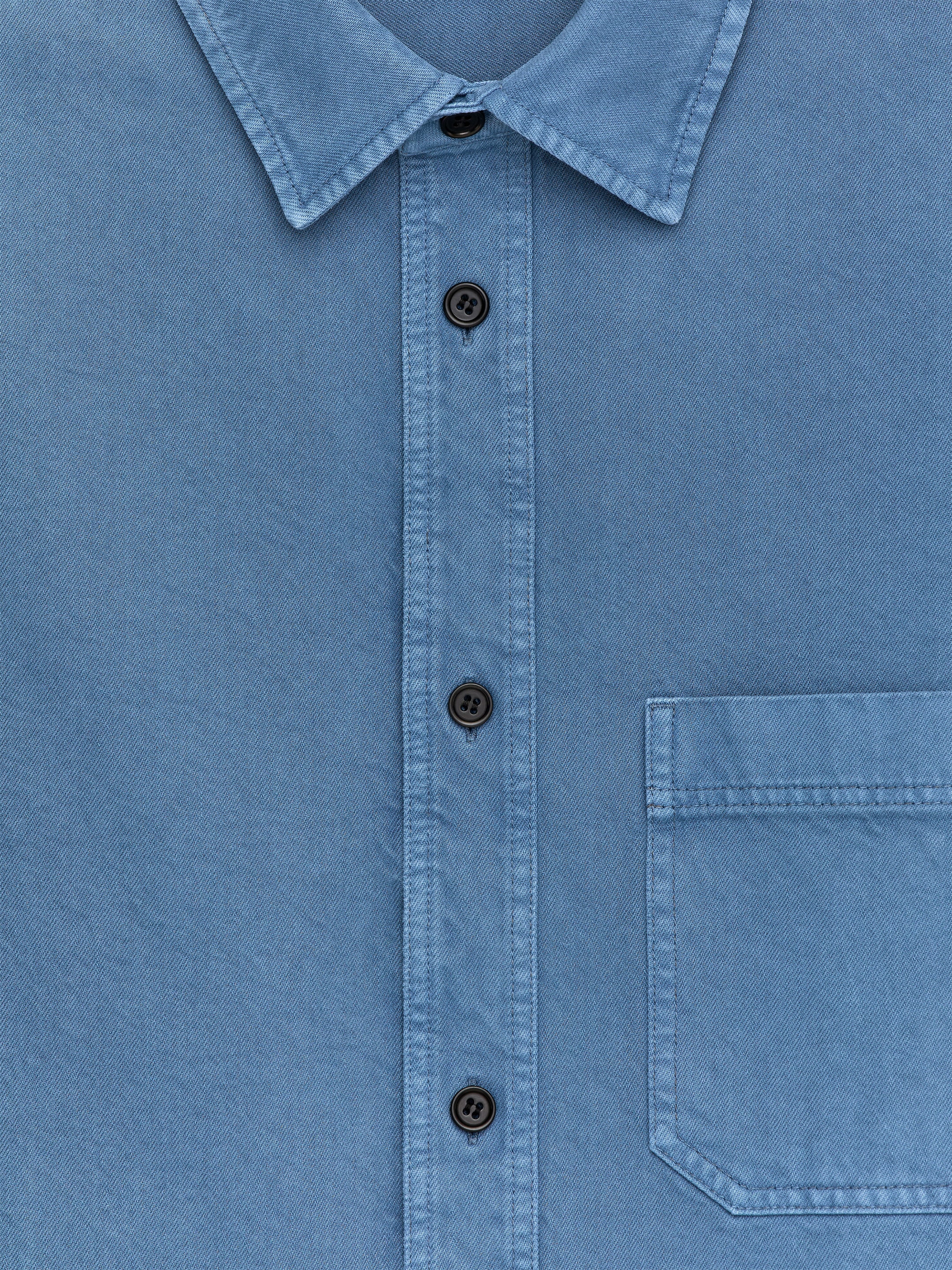 Overshirt aus Baumwolle - Blau - Regular Fit - Herren - StillMedia/DescriptiveDetail - 2