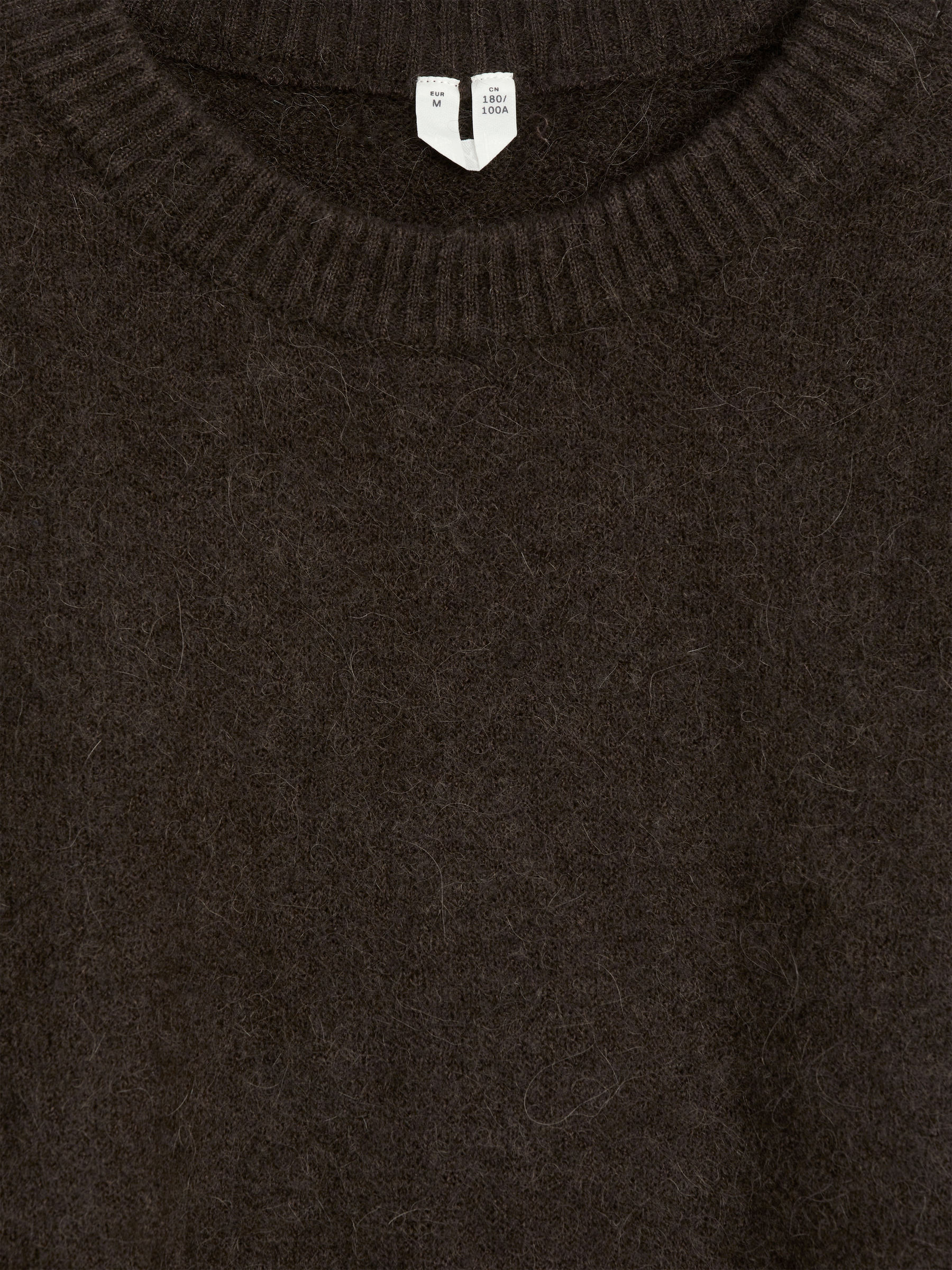 Alpaca-Merino Blend Jumper - Dark Brown - Regular fit - Men - StillMedia/DescriptiveDetail - 2