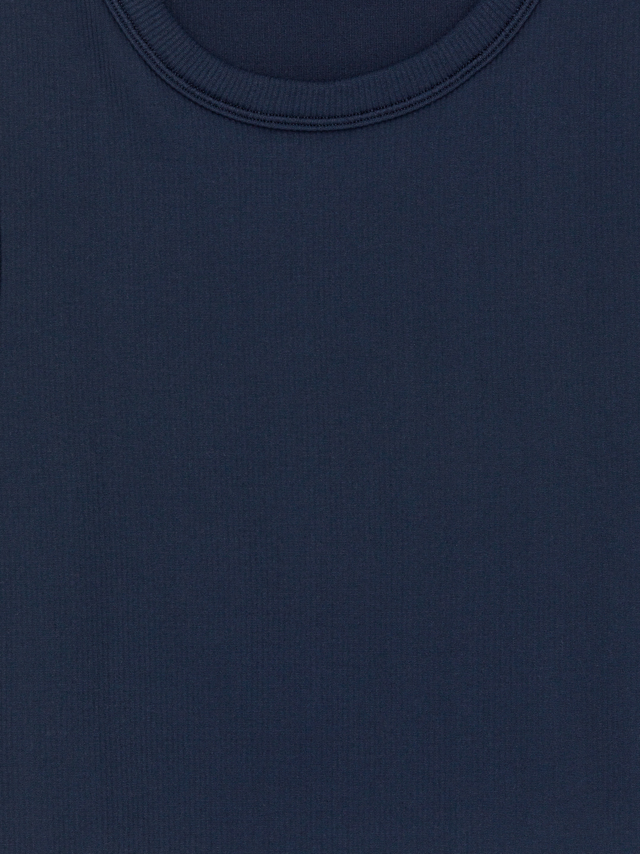 Ribbed Seamless Tank Top - Dark Blue - Slim fit - Women - StillMedia/DescriptiveDetail - 2