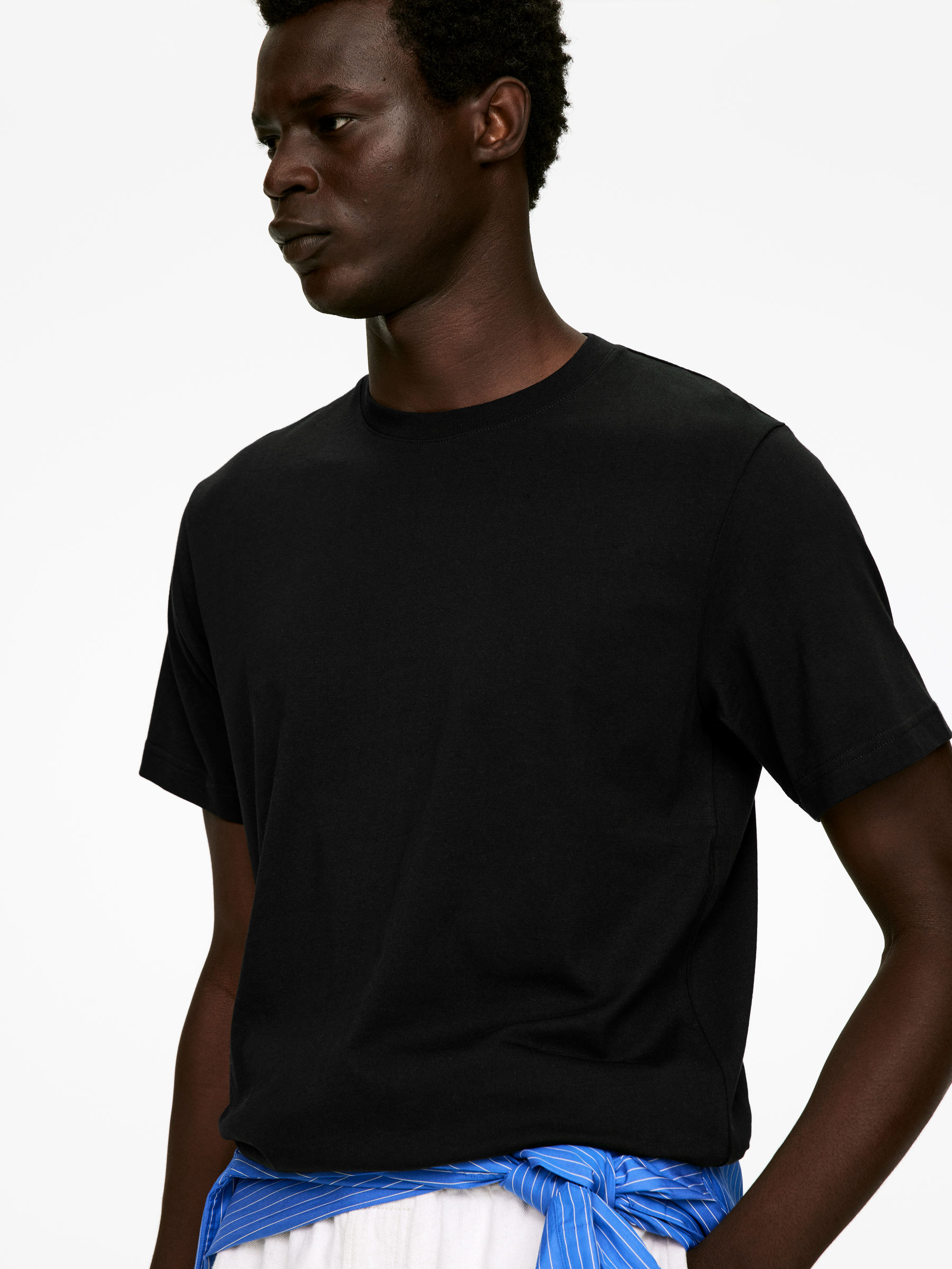 170 GSM Regular T-Shirt - Black - Regular fit - Men - StillMedia/Lookbook - 54