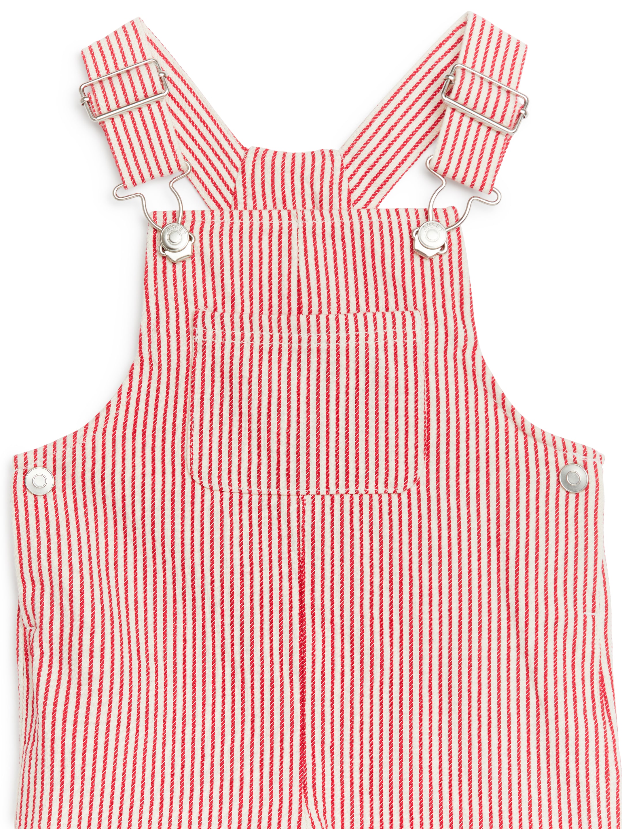 Latzhose mit Hickory-Streifen - Rot/Weiß - Regular Fit - Kinder - StillMedia/DescriptiveDetail - 2