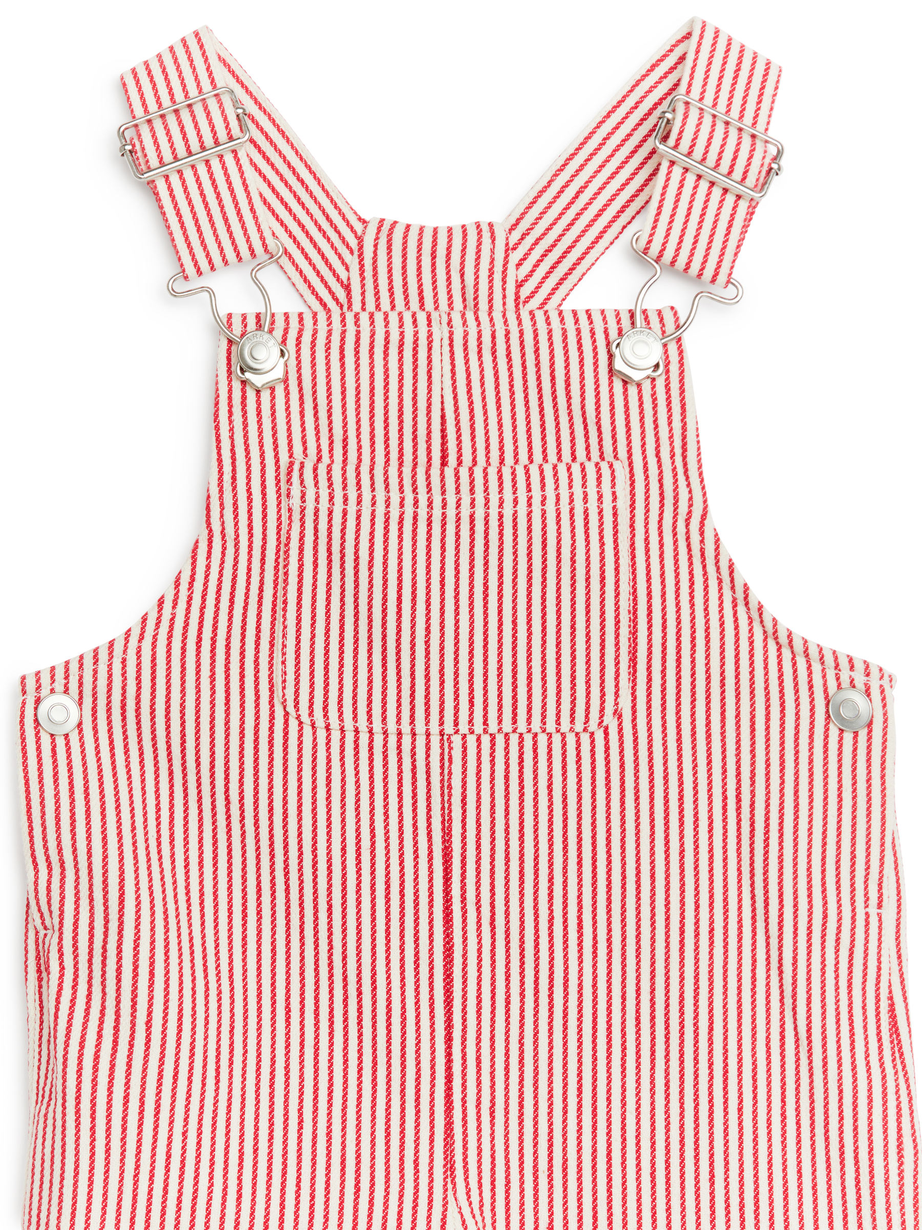 Latzhose mit Hickory-Streifen - Rot/Weiß - Regular Fit - Kinder - StillMedia/DescriptiveDetail - 2