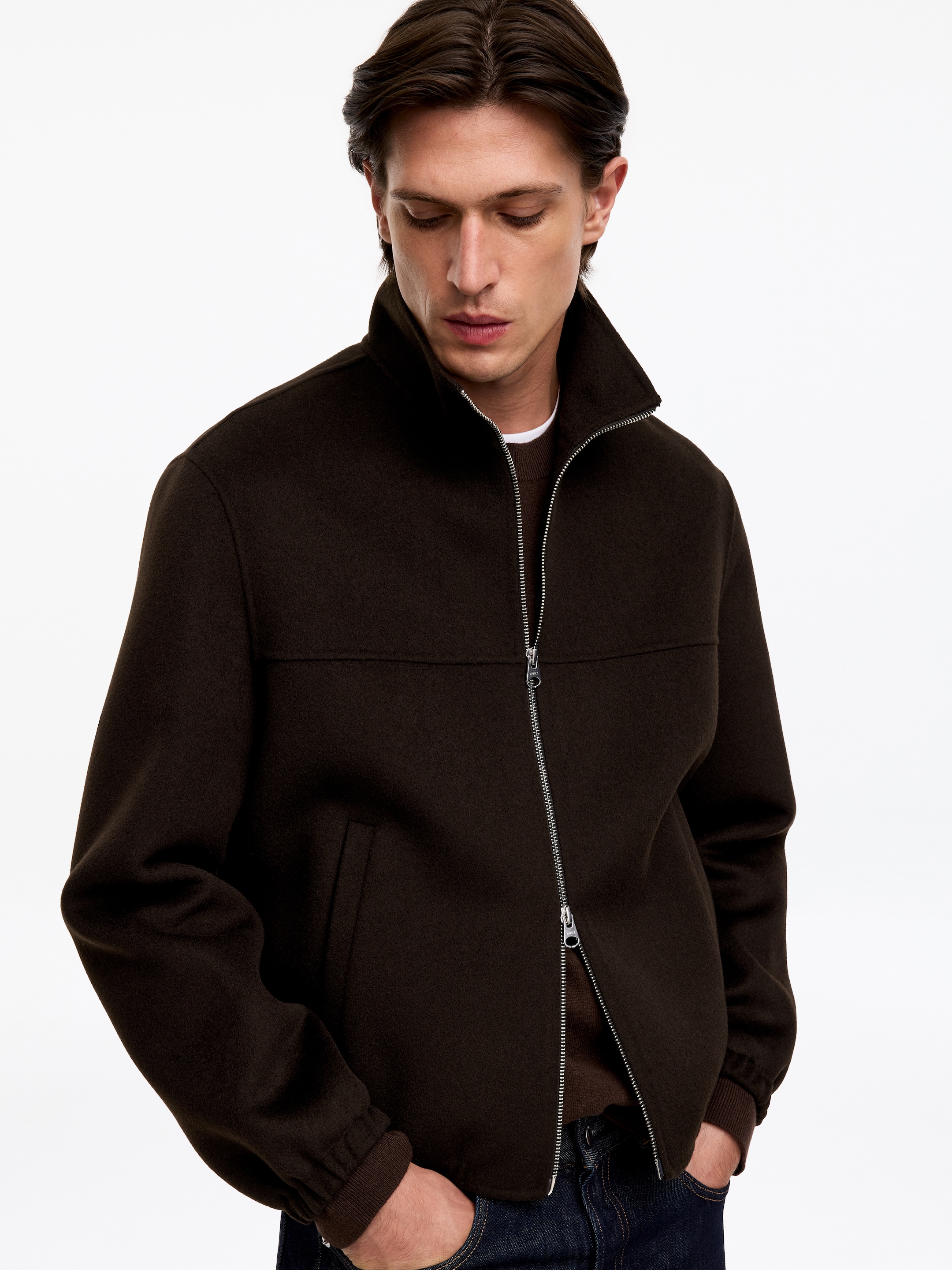 Doublé Blouson - Dark Brown - Regular fit - Men - StillMedia/Lookbook - 5