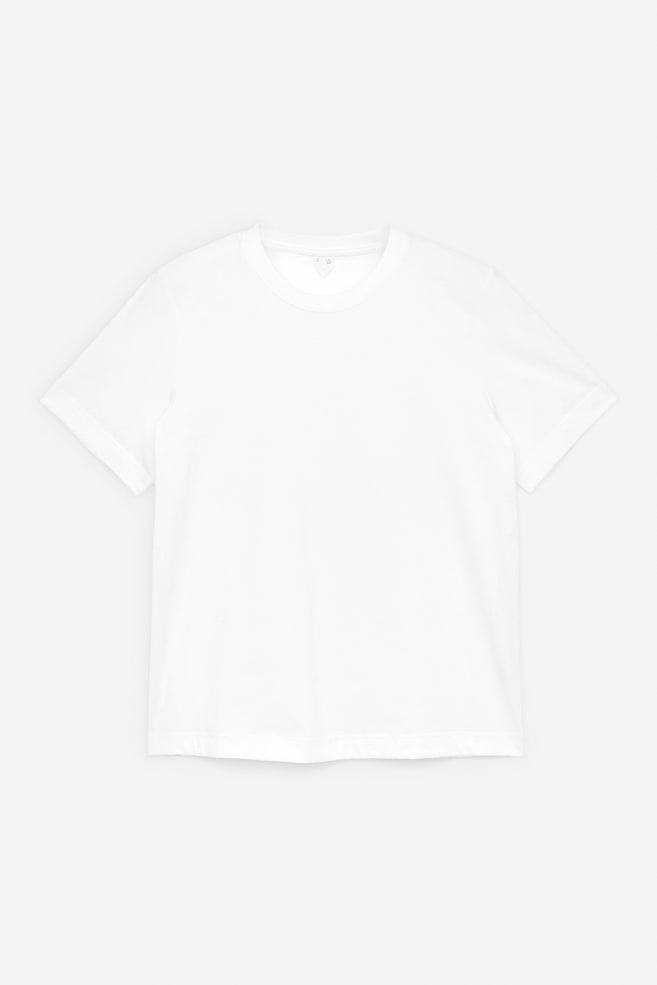 Signature T-shirt met korte mouwen - Wit/Bruin/Zwart/Donkerblauw/Felblauw/Roze/Wit/zwart/Grijs gemêleerd/Wit/donkerblauw/Bruin/Bordeauxrood/wit/Red/White - 1