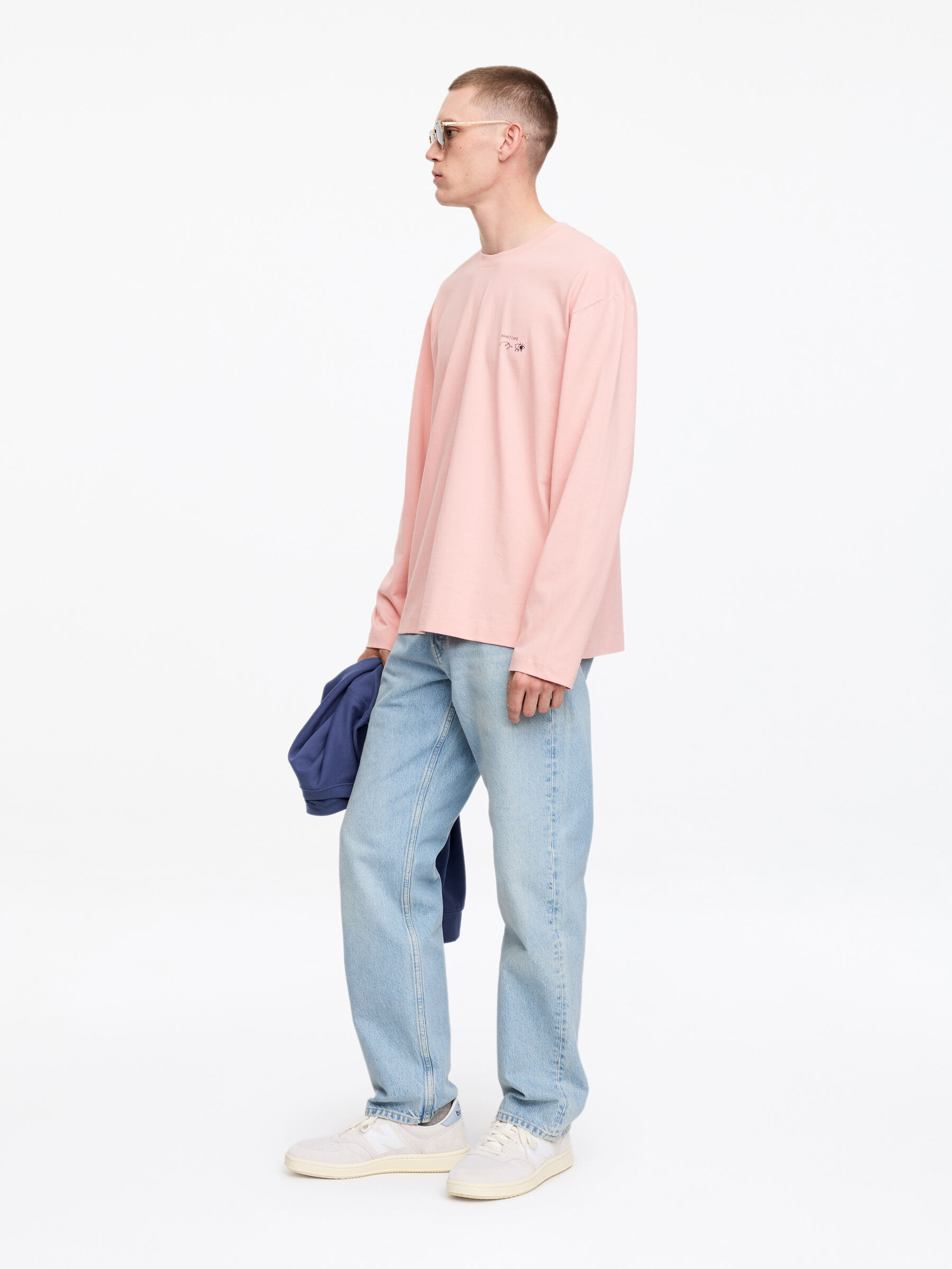 ARKET CAFÉ Long sleeve T-Shirt - Pink - Regular fit - Café - StillMedia/Lookbook - 3