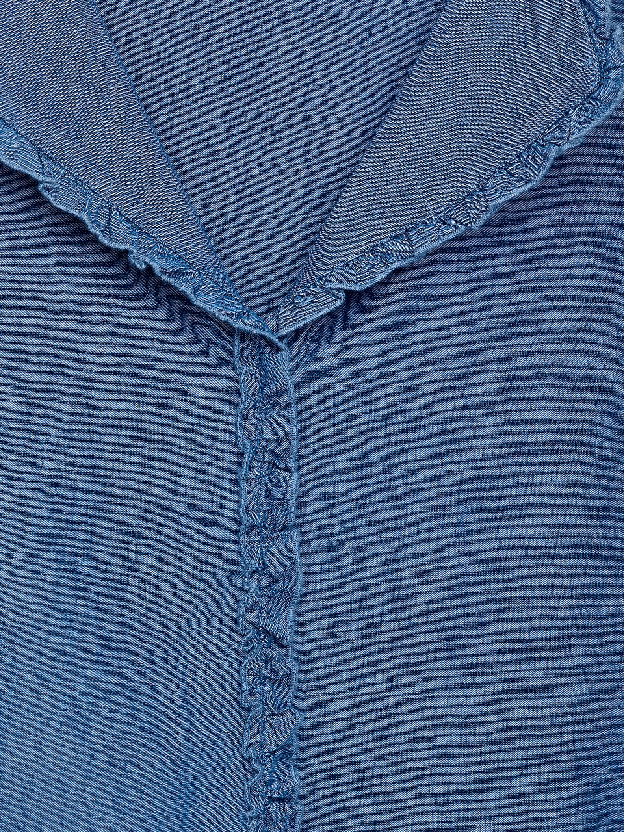 Grösseres Bild ansehen: Rüschenbluse - Blau - DAMEN | H&M CH 7