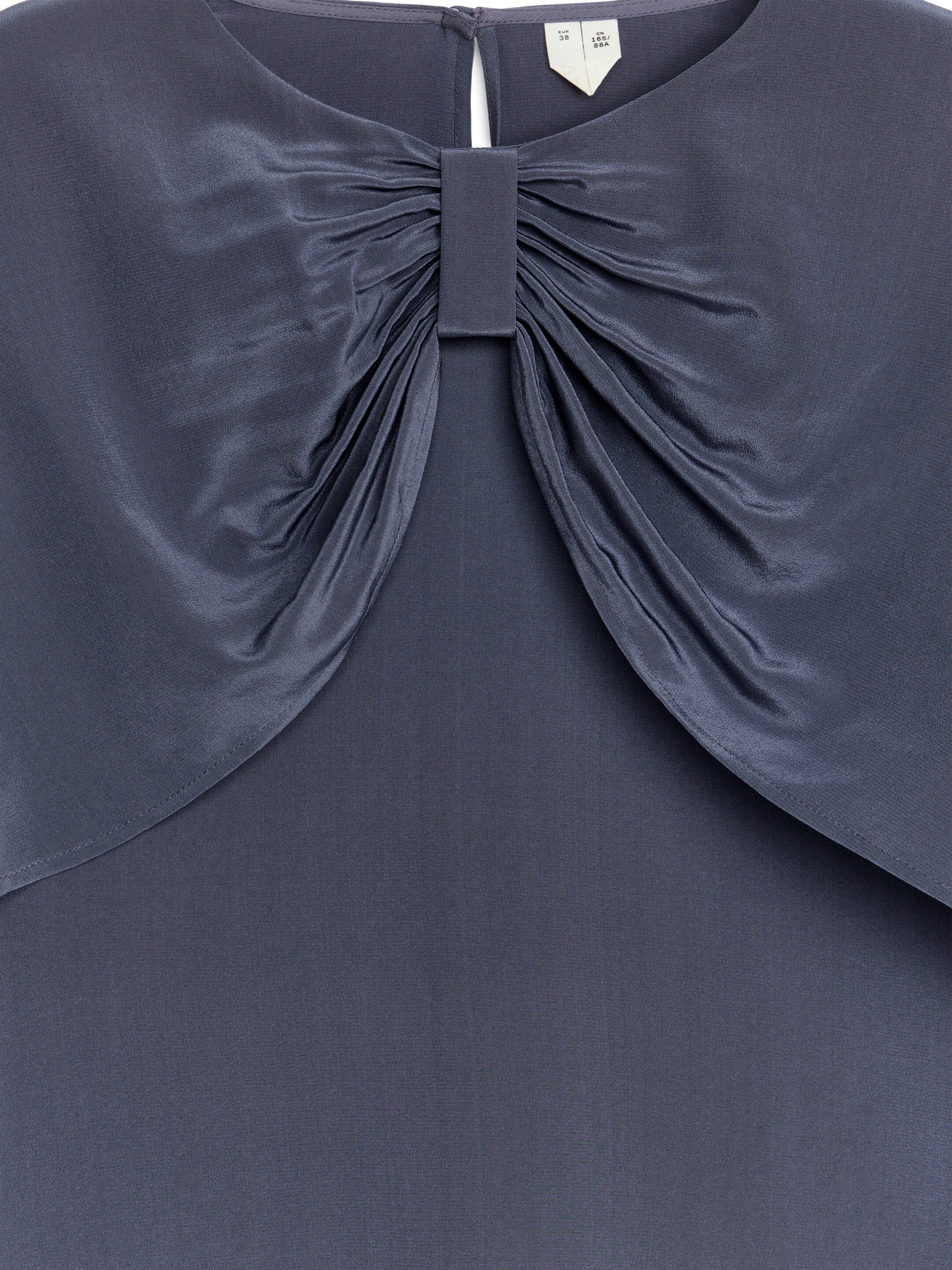 Ingrandisci l'immagine: Bow Silk Blouse - Dove Blue - DONNA | H&M CH 3