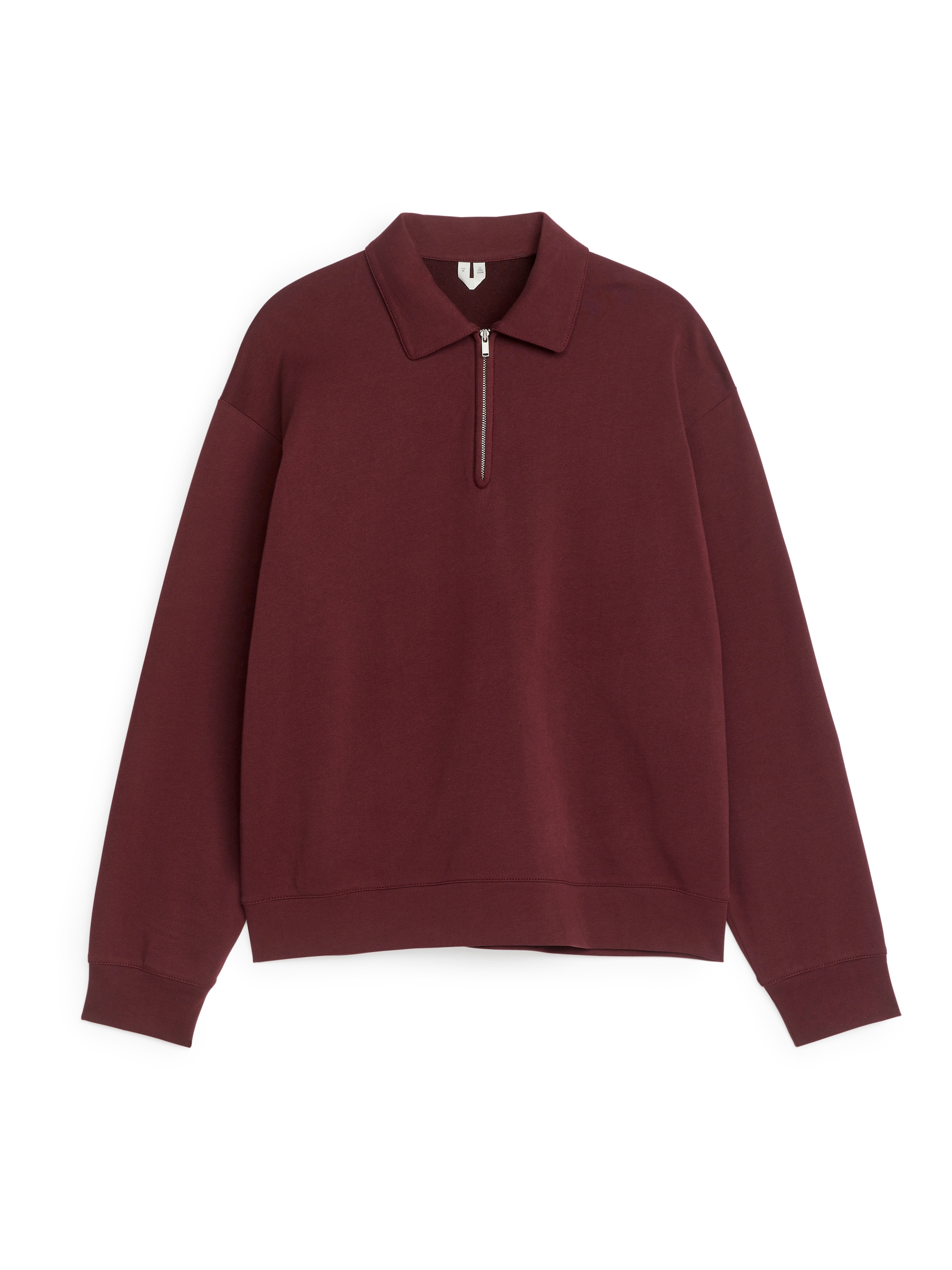 Half-Zip Polo Shirt - Burgundy - Regular fit - men - StillMedia/DescriptiveStillLife - 2