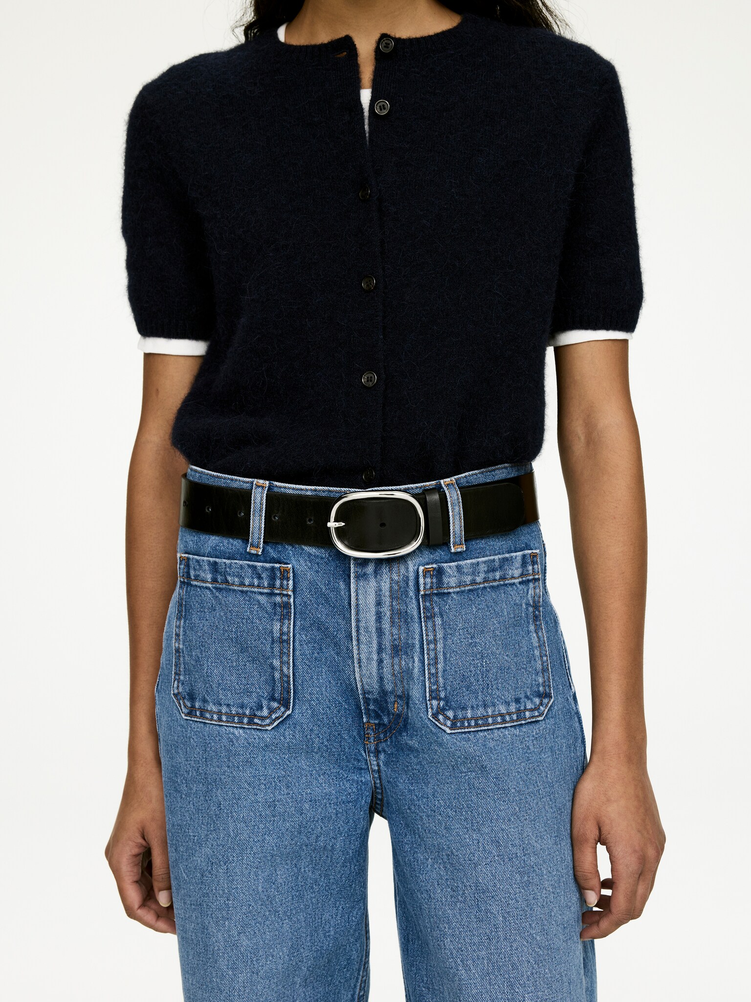 LUPINE Flared Jeans - Mid Blue/Blue/Black - 5
