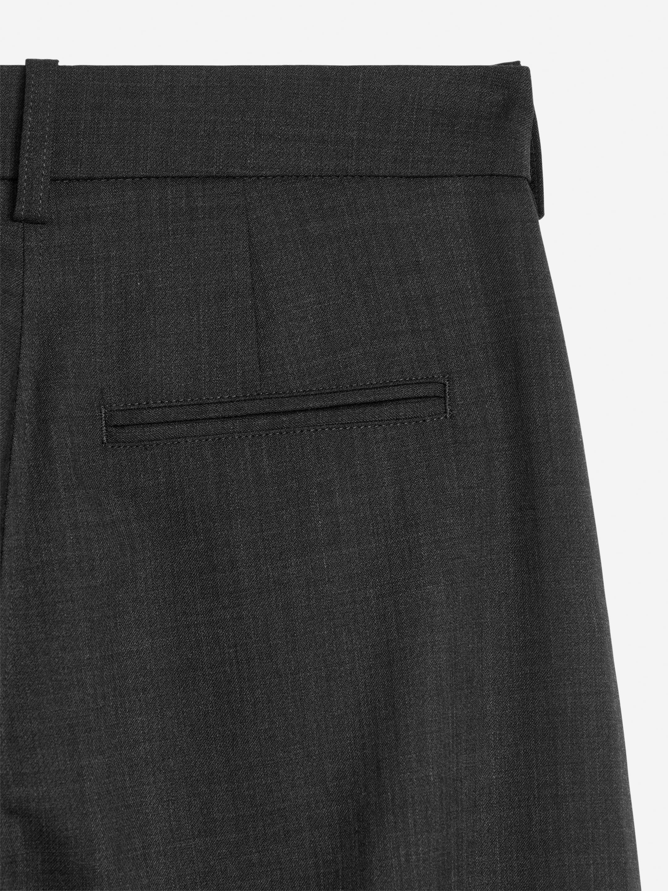 Se større billede: Afslappede habitbukser - Mørkegrå - DAME | H&M DK 2
