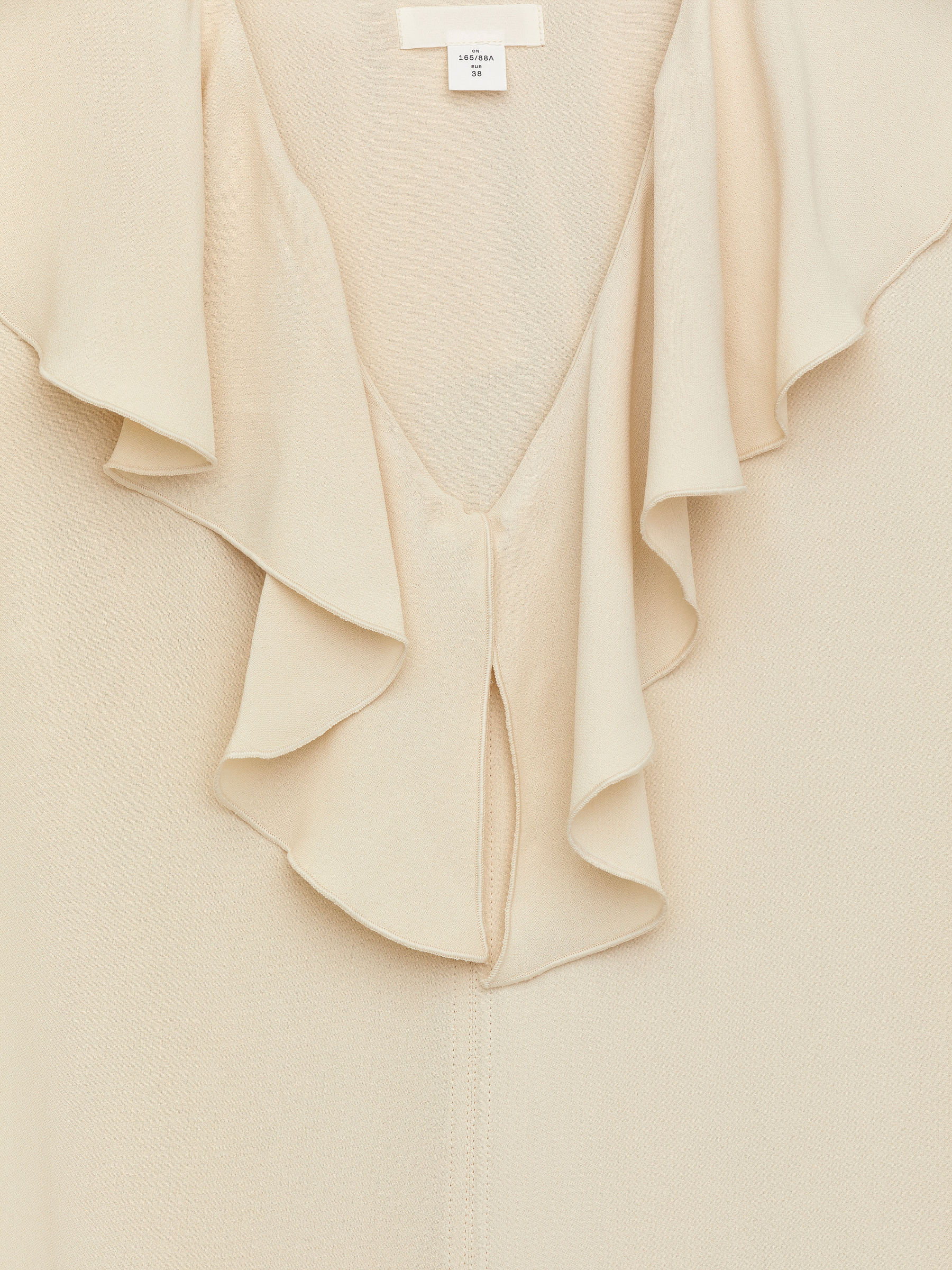 Frill-Neck Dress - Off White - Regular fit - Women - StillMedia/DescriptiveDetail - 1