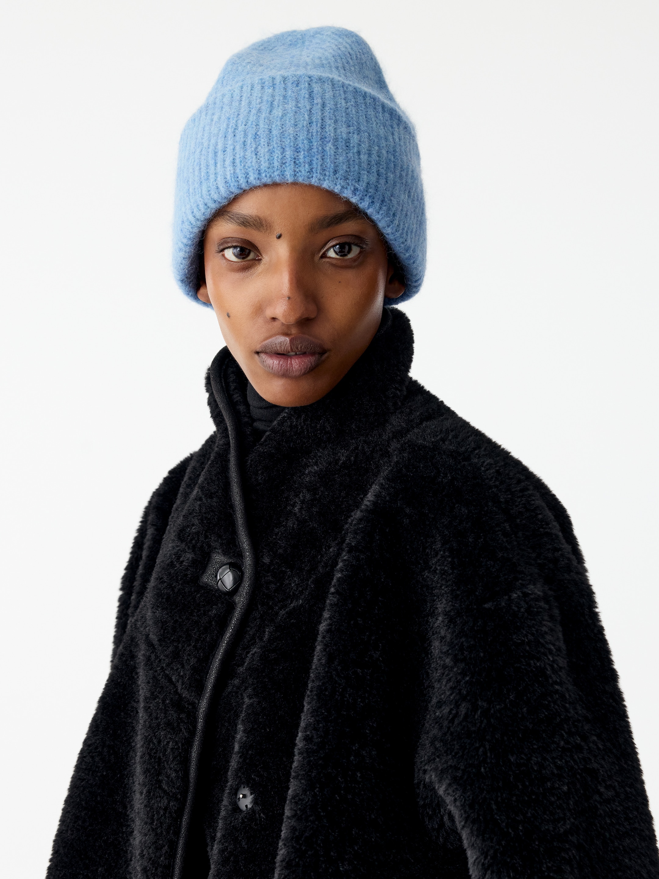 Berretto in misto alpaca e lana - Blu polvere - women - StillMedia/Lookbook - 4