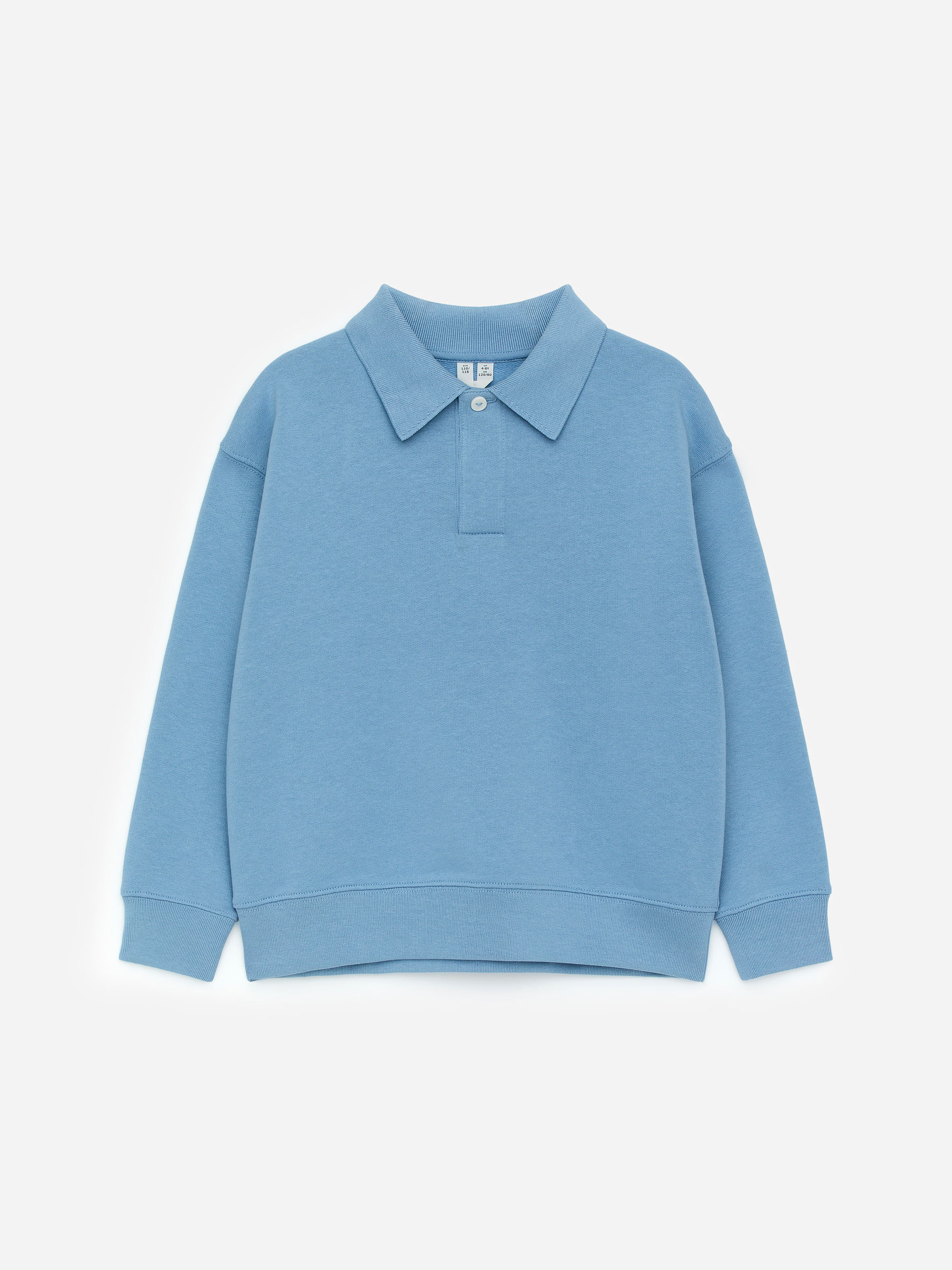 Cotton Polo Shirt-#798DB2-17288