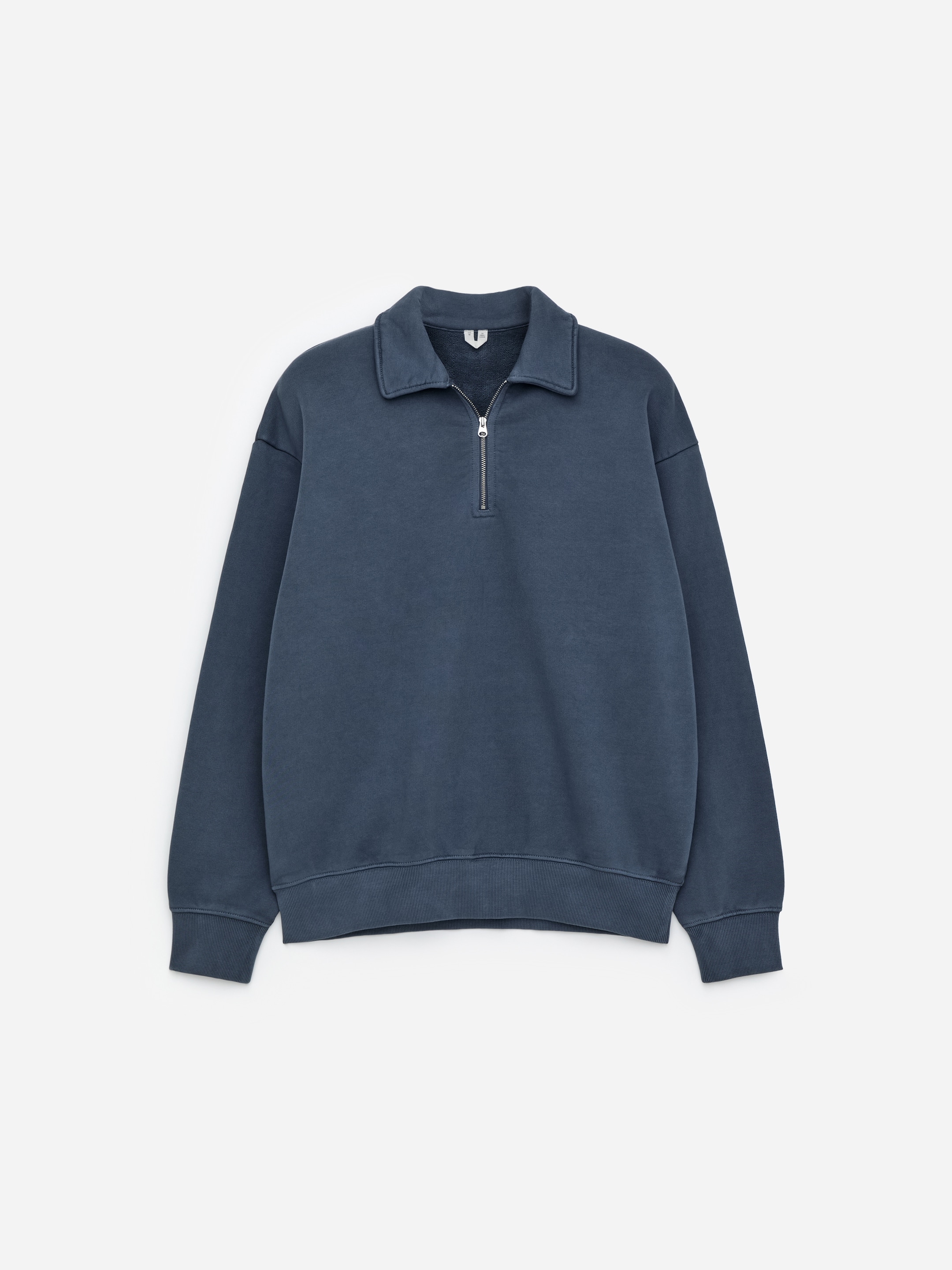 Polo con mezza cerniera - Blu sbiadito - Regular fit - Men - StillMedia/DescriptiveStillLife - 1