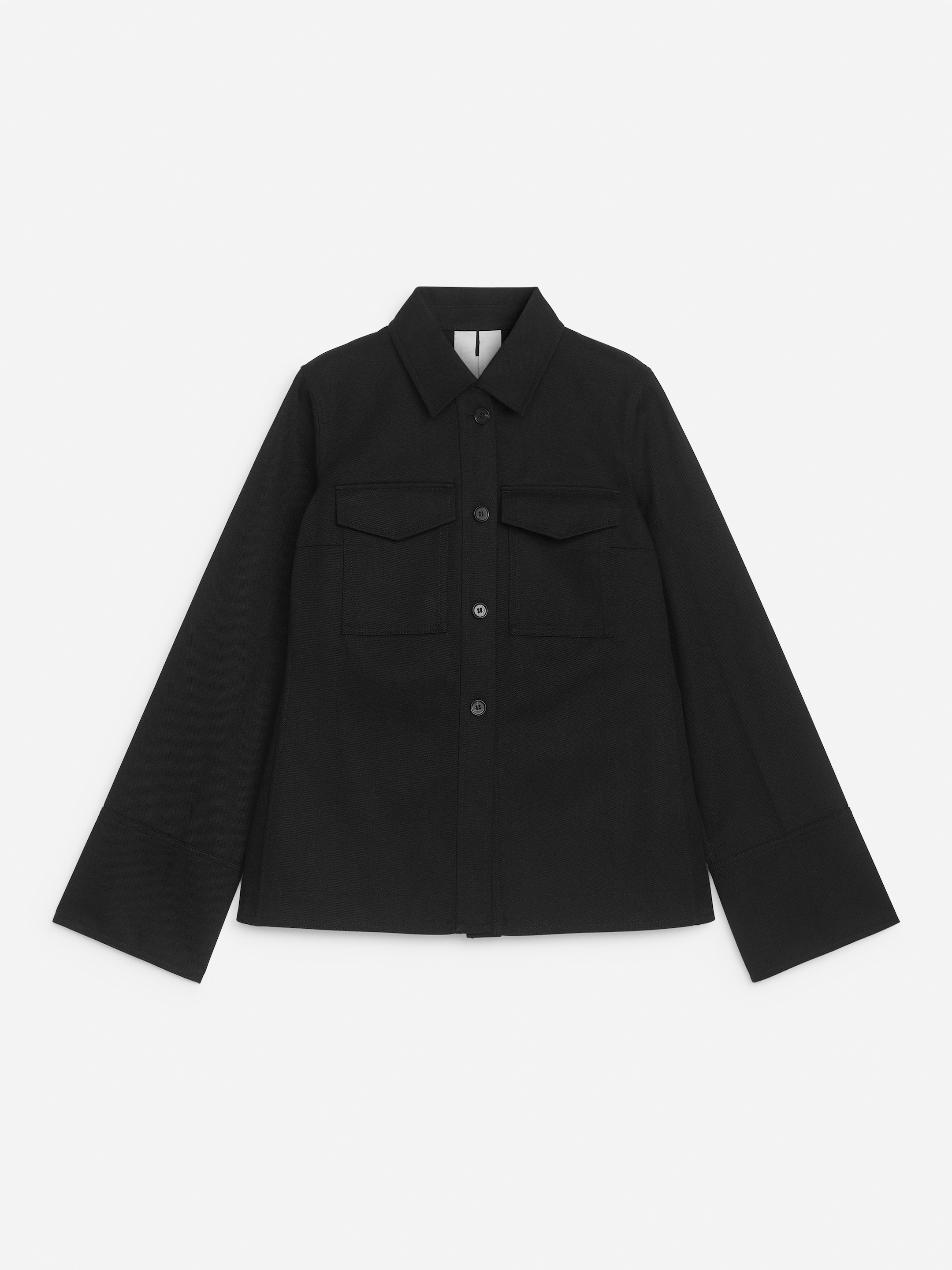 Agrandir l'image: Veste en jean ajustée - Noir - FEMME | H&M CH 1