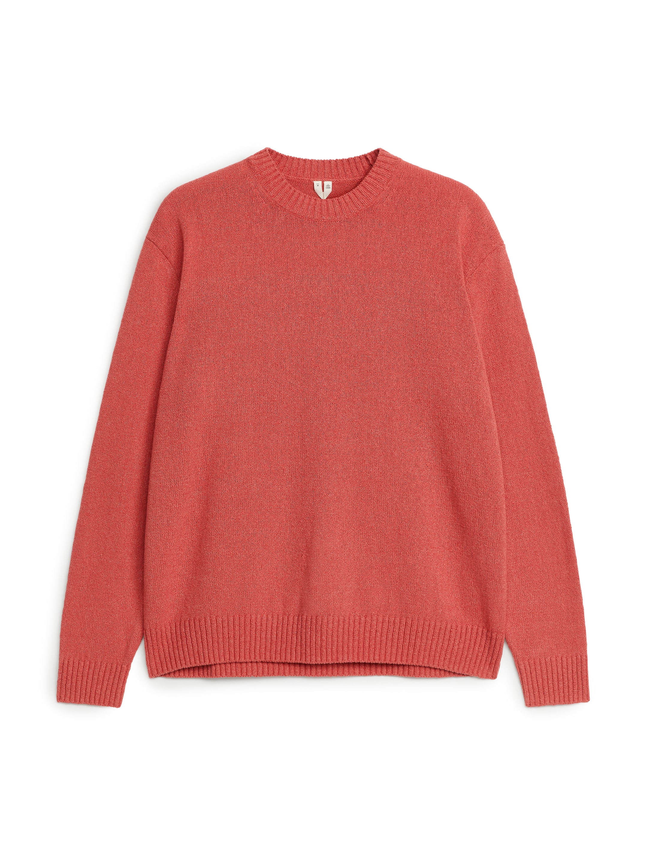 Maglione in lino e seta - Rosso polvere - Regular fit - men - StillMedia/DescriptiveStillLife - 1