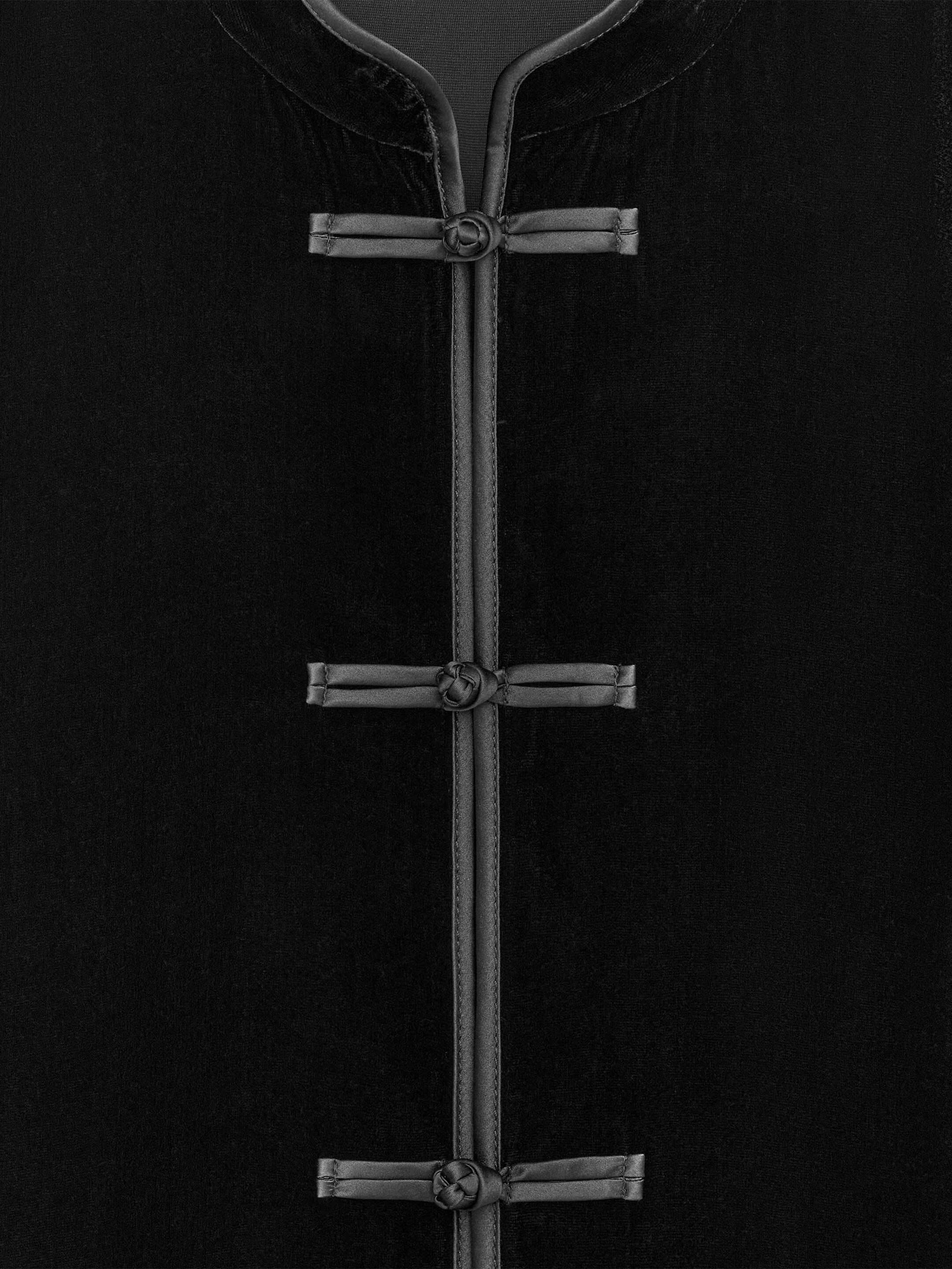 Προβολή μεγαλύτερης εικόνας: Βελούδινο Πουκάμισο - Black - Ladies | H&M GR 6