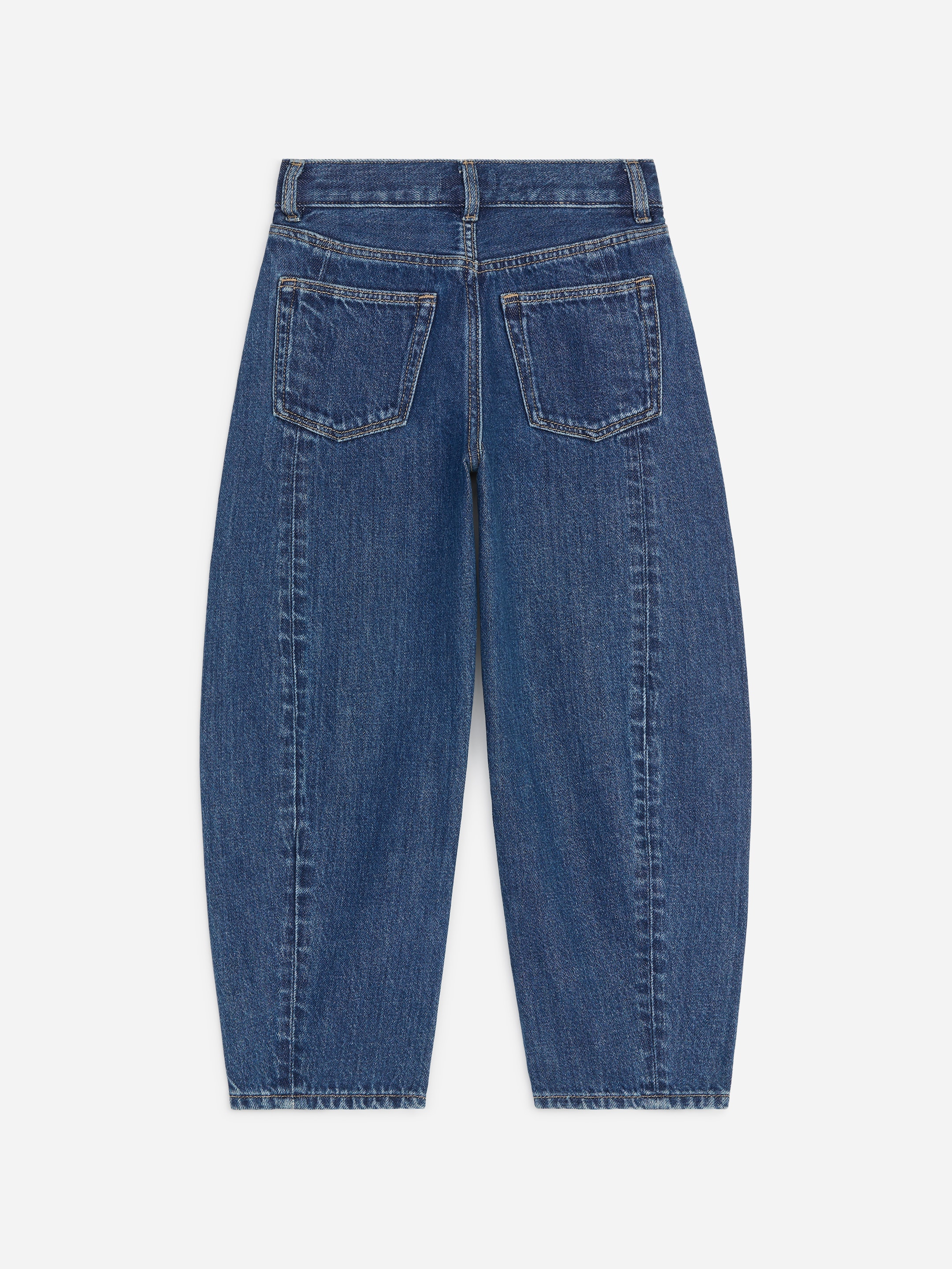 Barrel Jeans - Dark Blue - Relaxed fit - Children - StillMedia/DescriptiveStillLife - 2