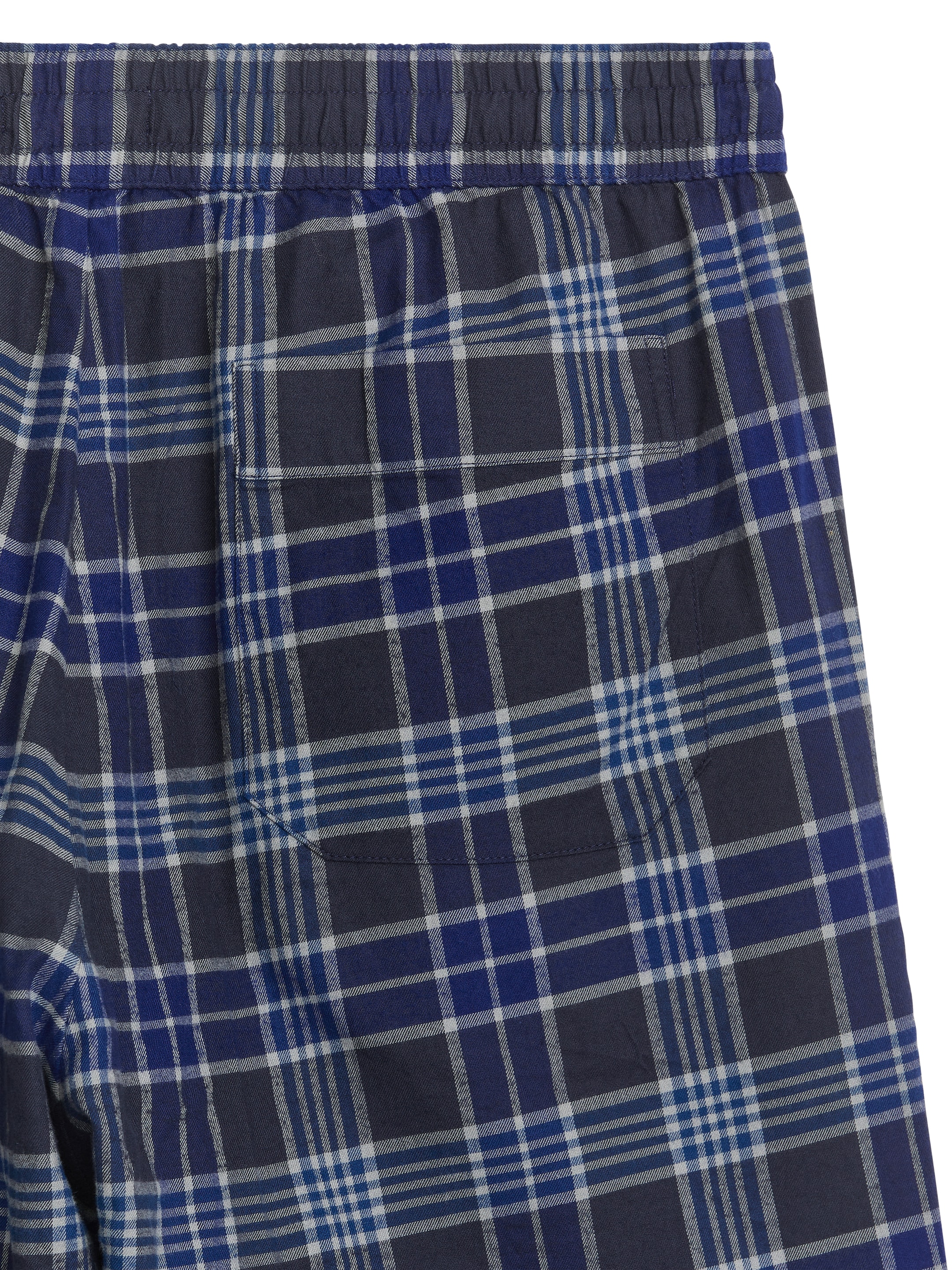 Flannel Pyjama Trousers - Blue/Checked - Relaxed fit - Men - StillMedia/DescriptiveDetail - 1