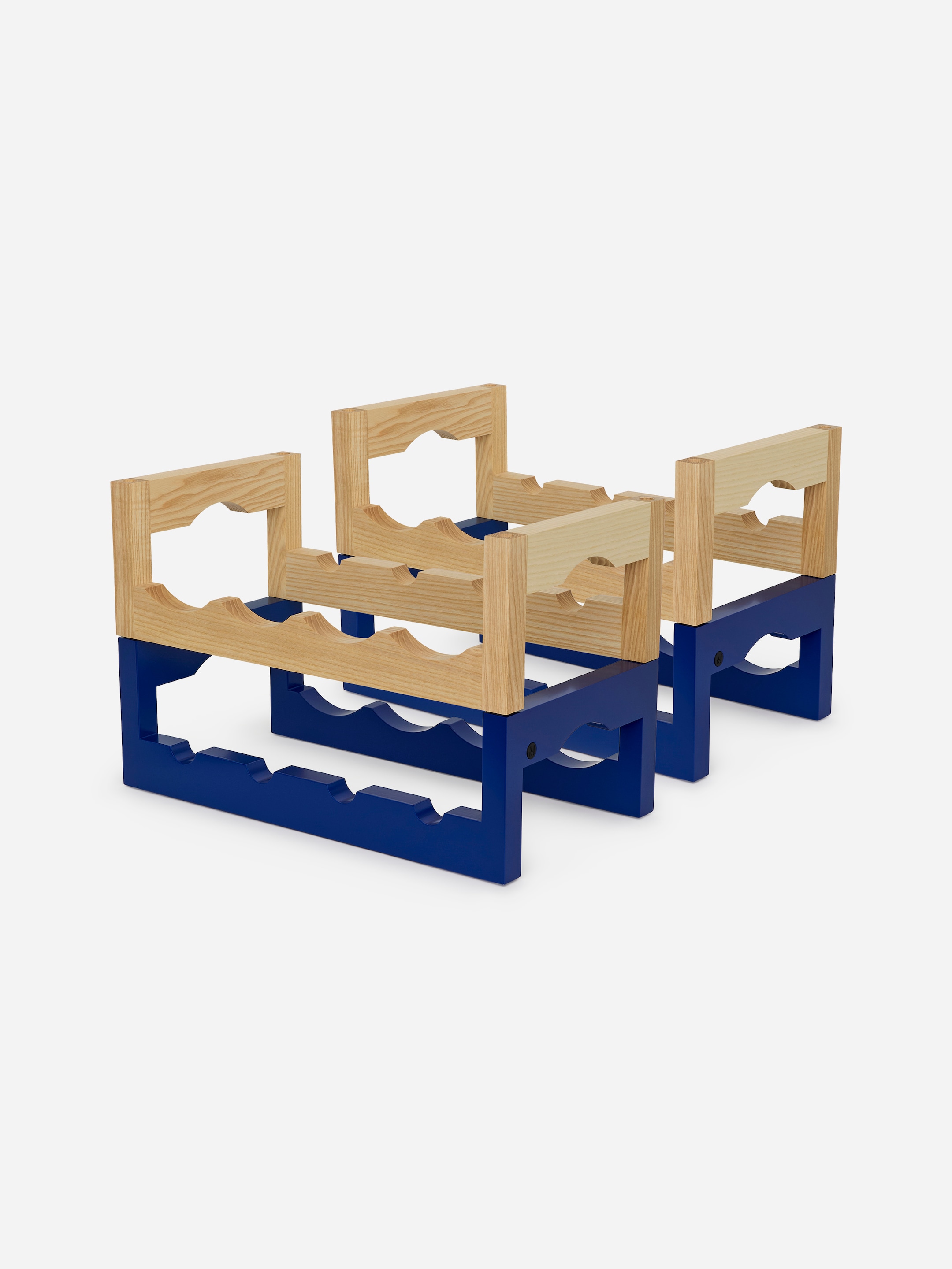 ARKET and Massproductions Silo Wine Rack - Bright Blue - Homeware - StillMedia/DescriptiveDetail - 1