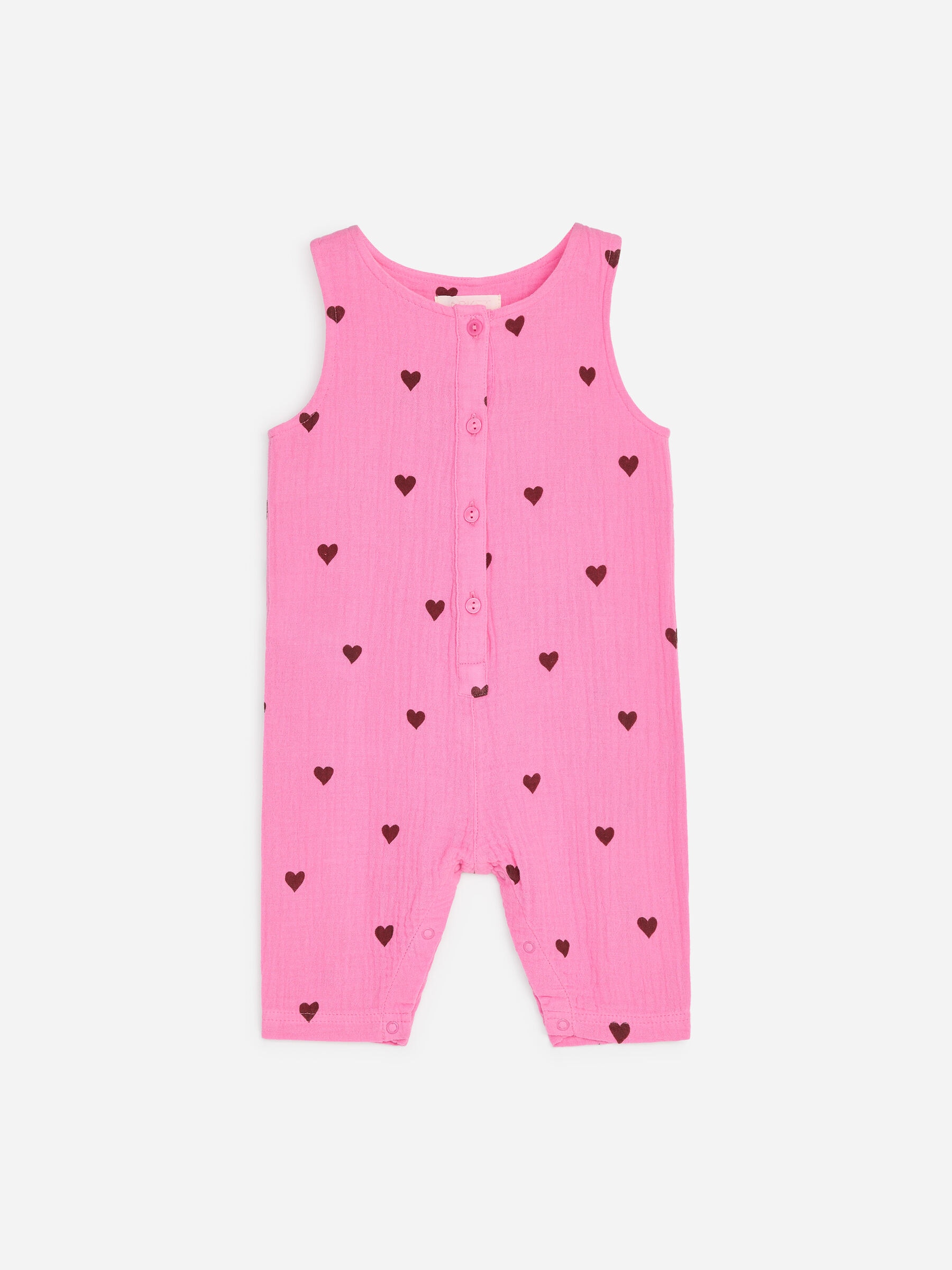 Cotton Muslin Dungarees-#CC8BAA-19586