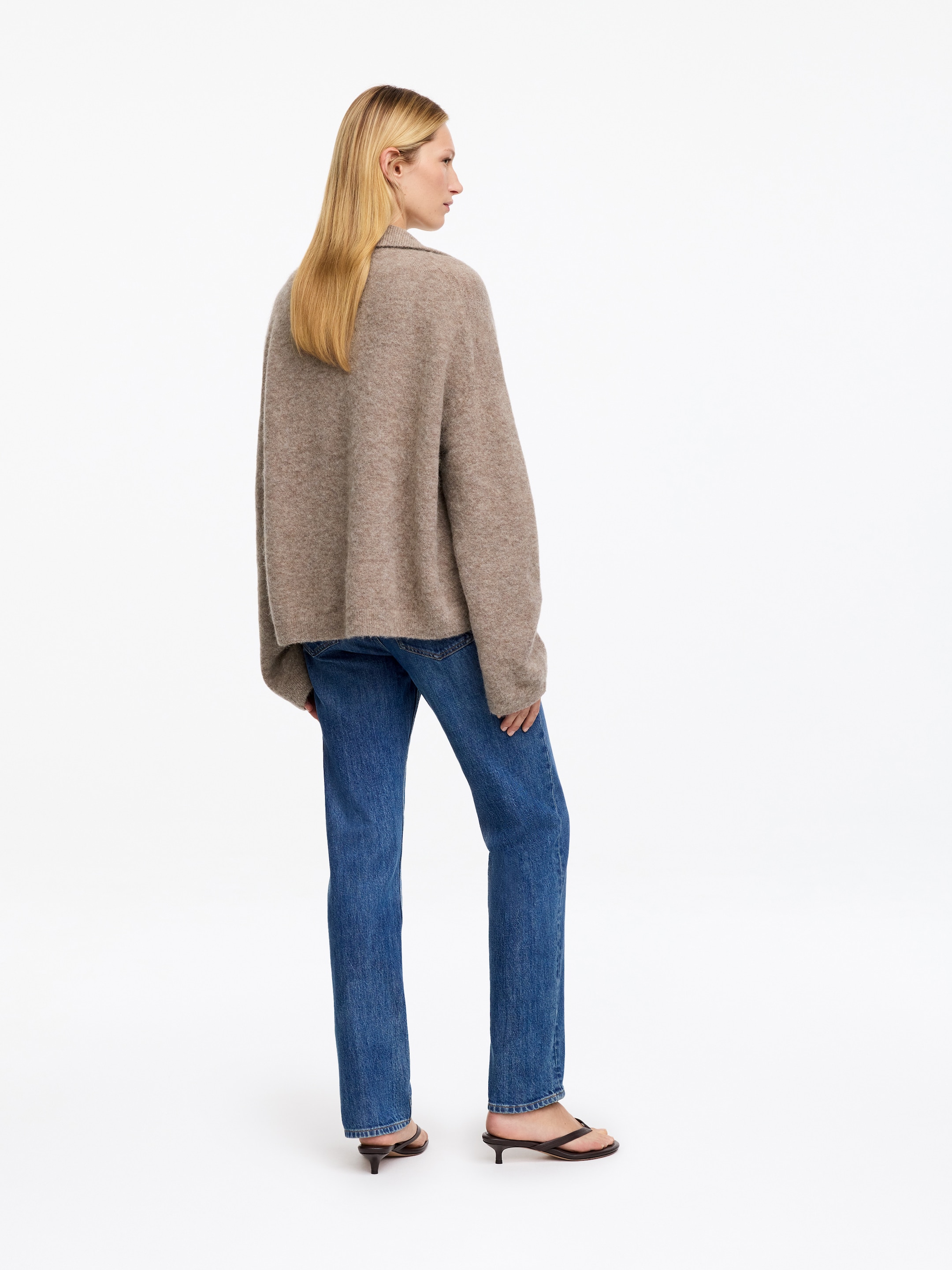 Jersey de mezcla de lana y alpaca - Beige - Corte holgado - women - StillMedia/Lookbook - 2