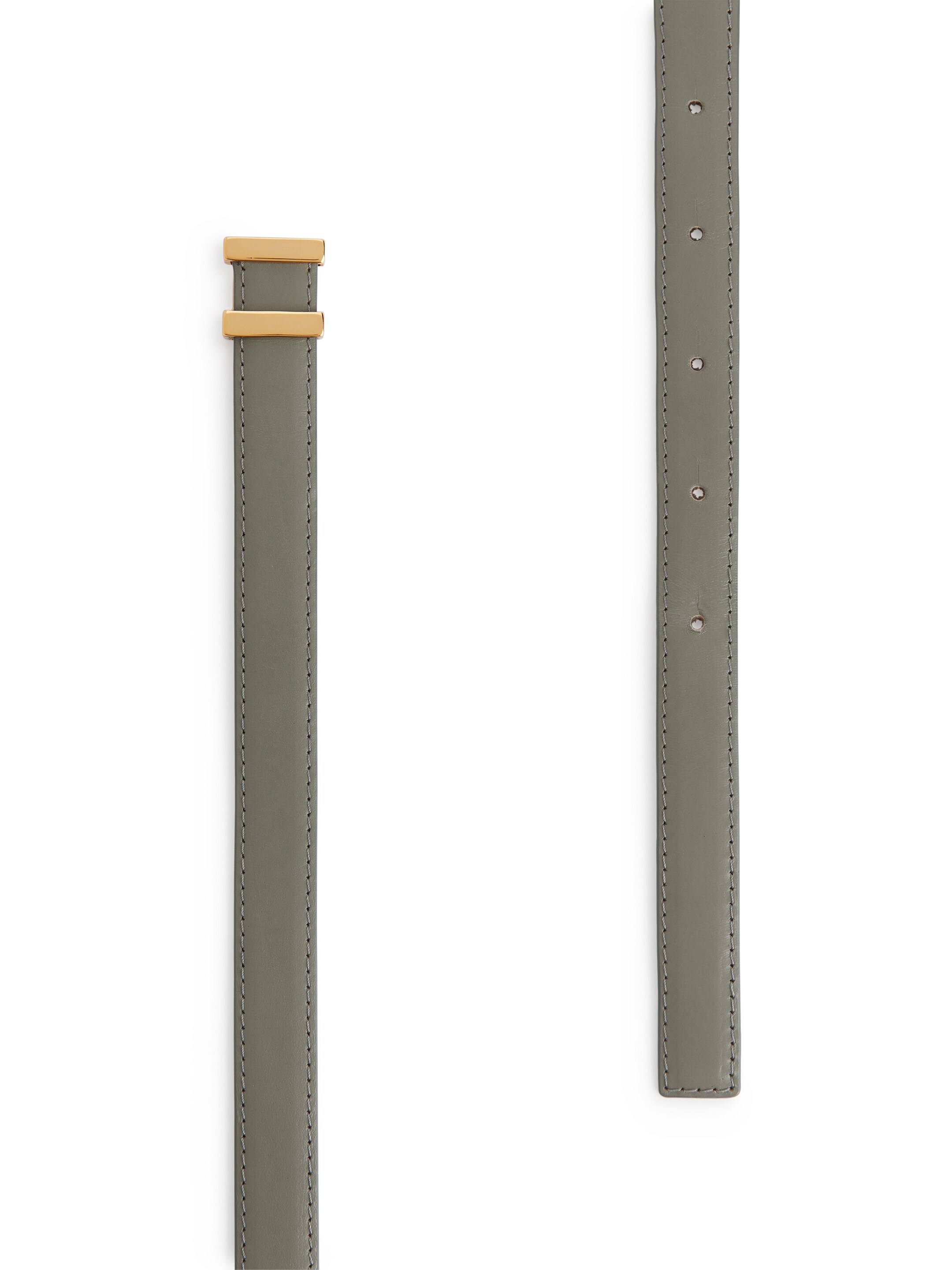 Buckle Leather Belt - Green - Women - StillMedia/DescriptiveDetail - 1