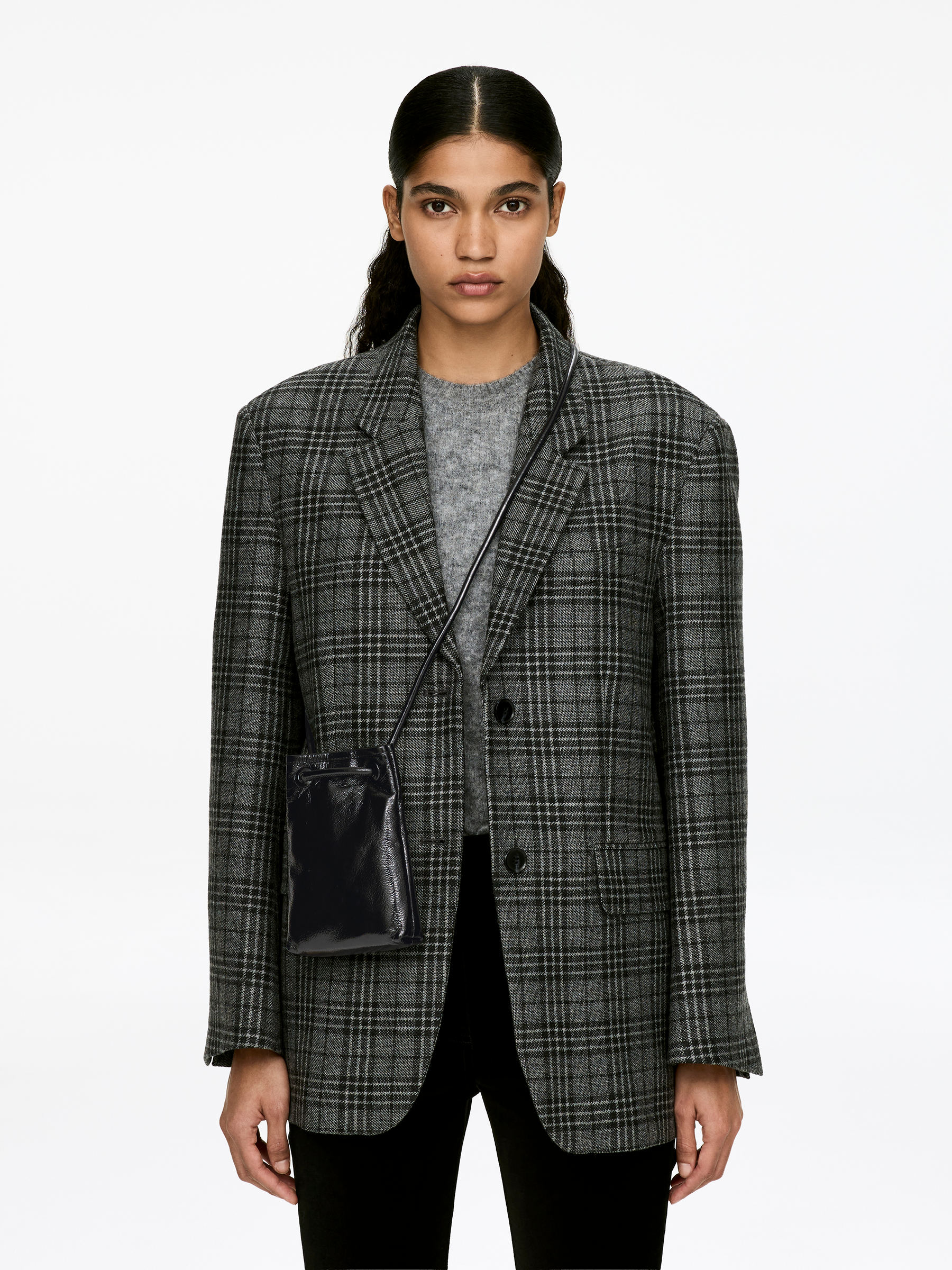 Sac en cuir à bandoulière - Noir - Femme - StillMedia/Lookbook - 3