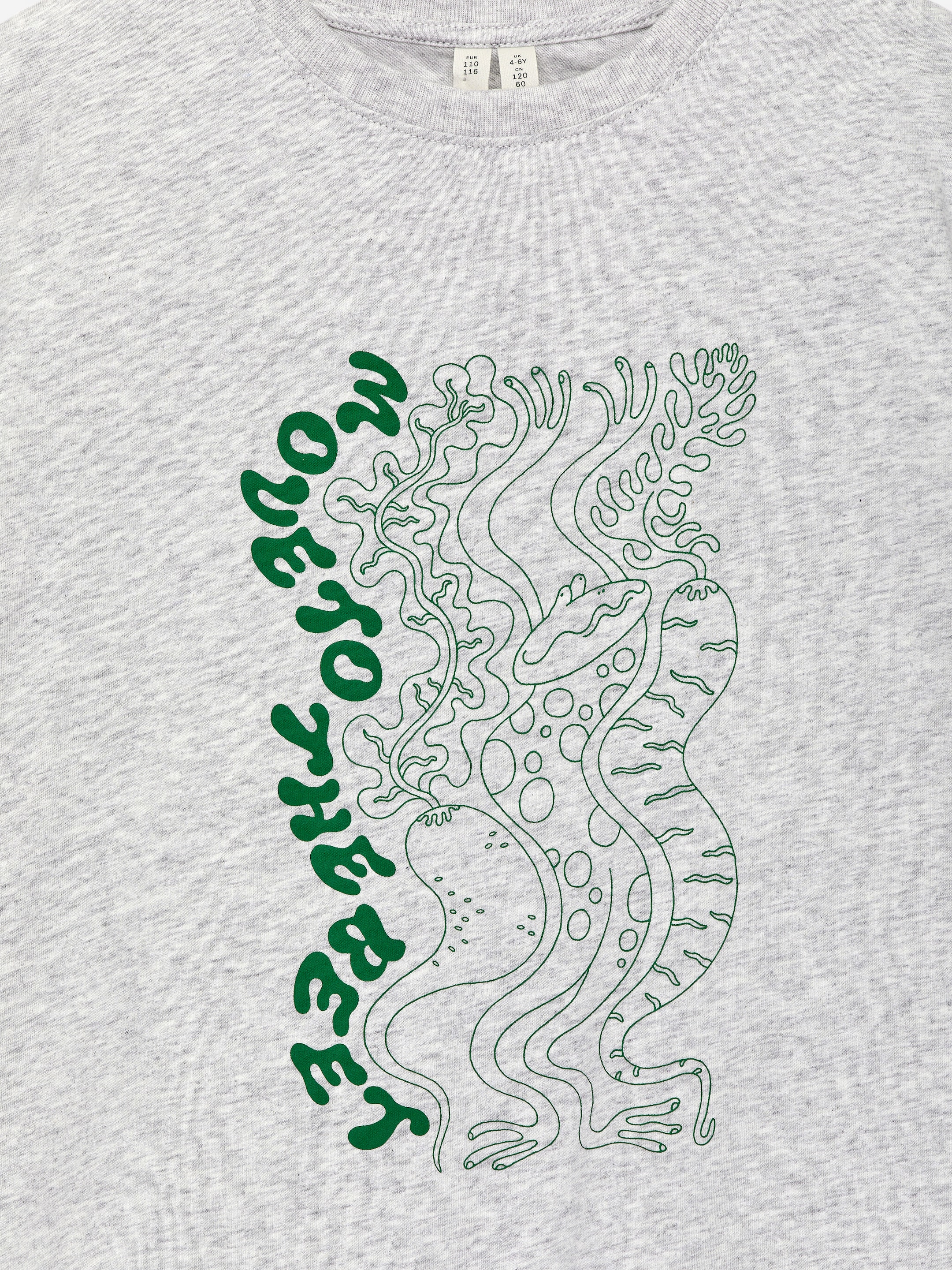 Oversized t-shirt - Gråmelerad - Relaxed fit - Children - StillMedia/DescriptiveDetail - 3