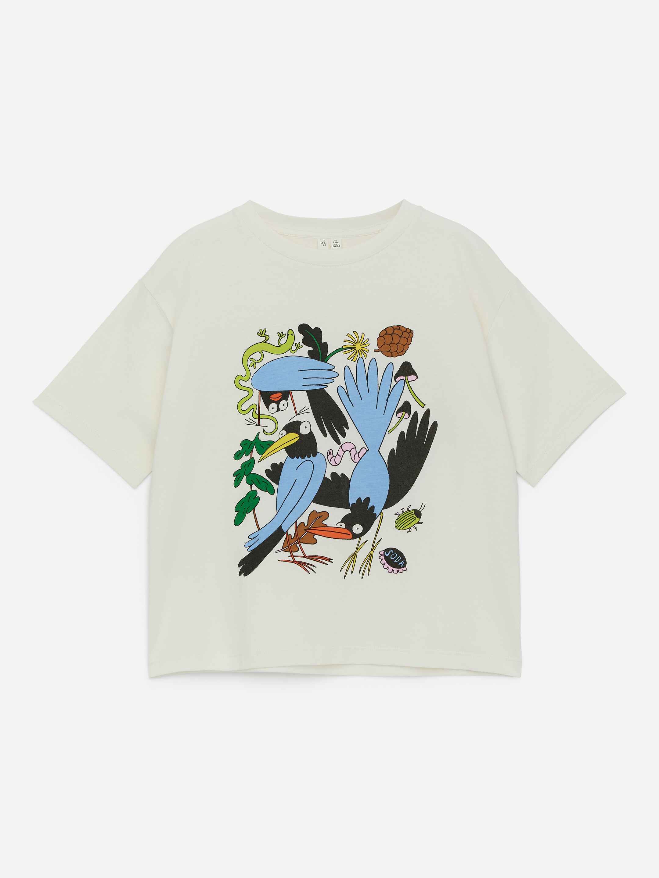 Grösseres Bild ansehen: Oversized-T-Shirt - Cremeweiß - KINDER | H&M CH 1
