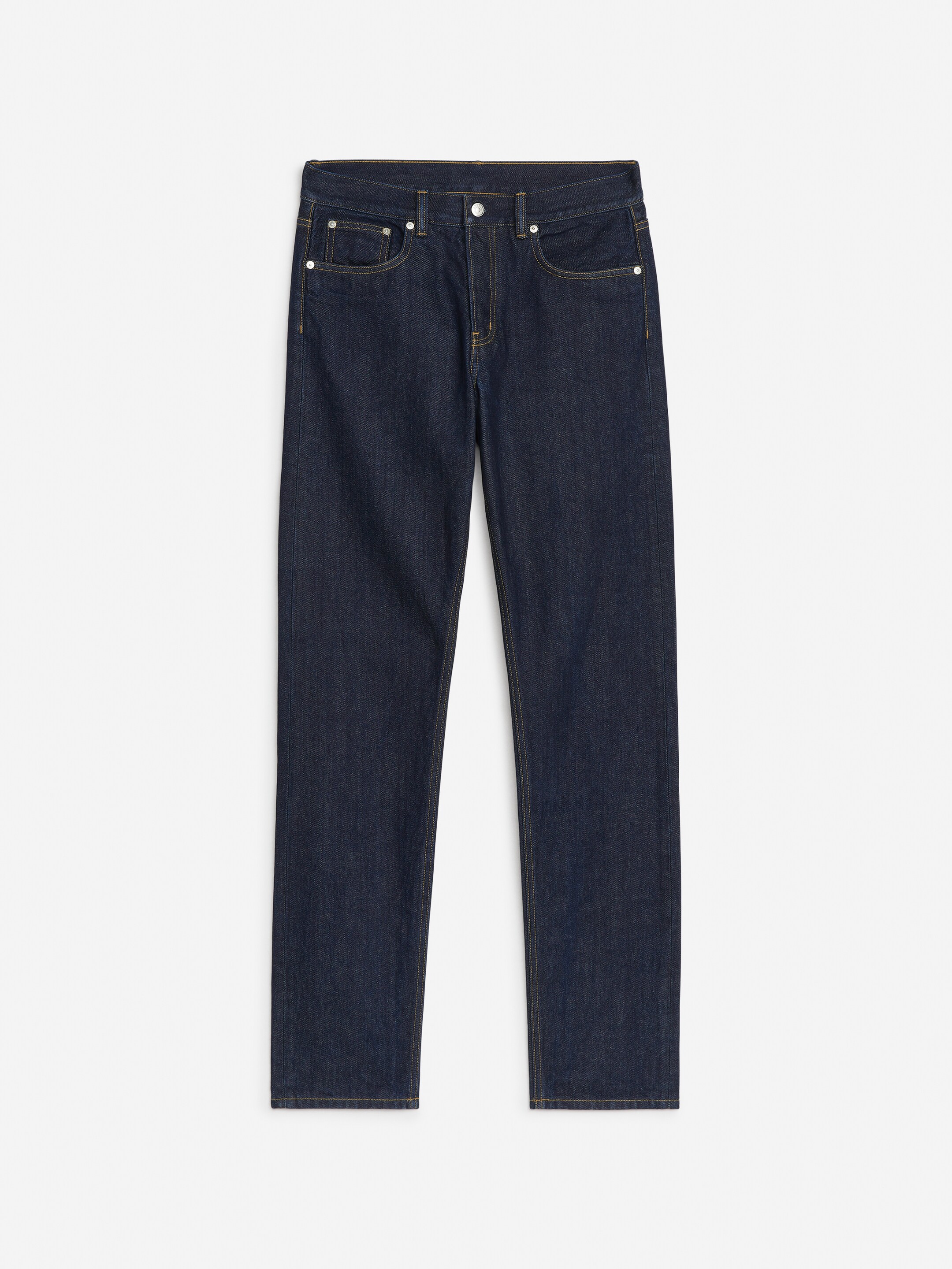 Ver imagem maior: Calças de ganga de corte reto PARK - Azul escuro - HOMEM | H&M PT 1