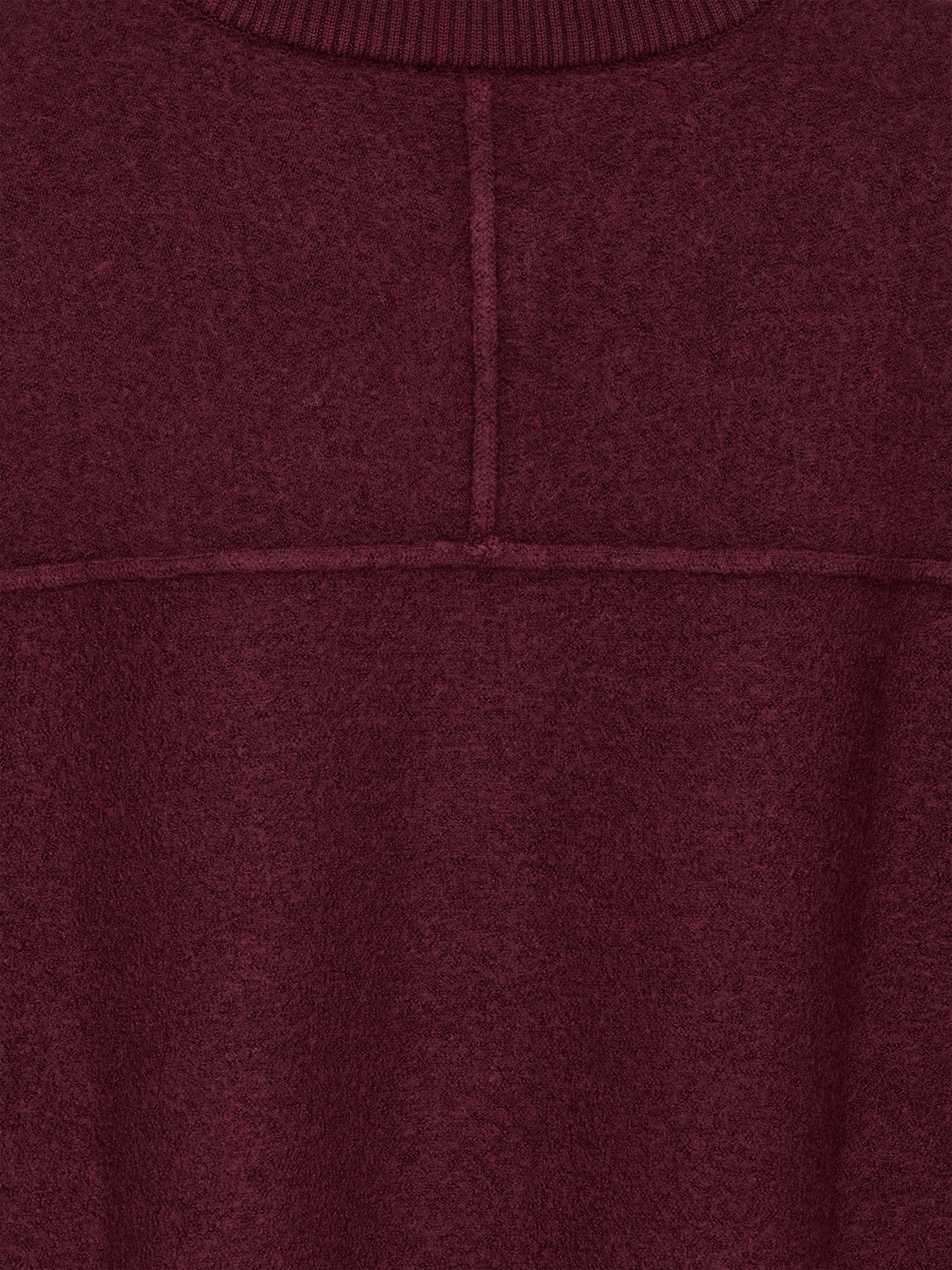 Strickjacke aus Wollwalk - Burgunderrot - Loose Fit - Damen - StillMedia/DescriptiveDetail - 2