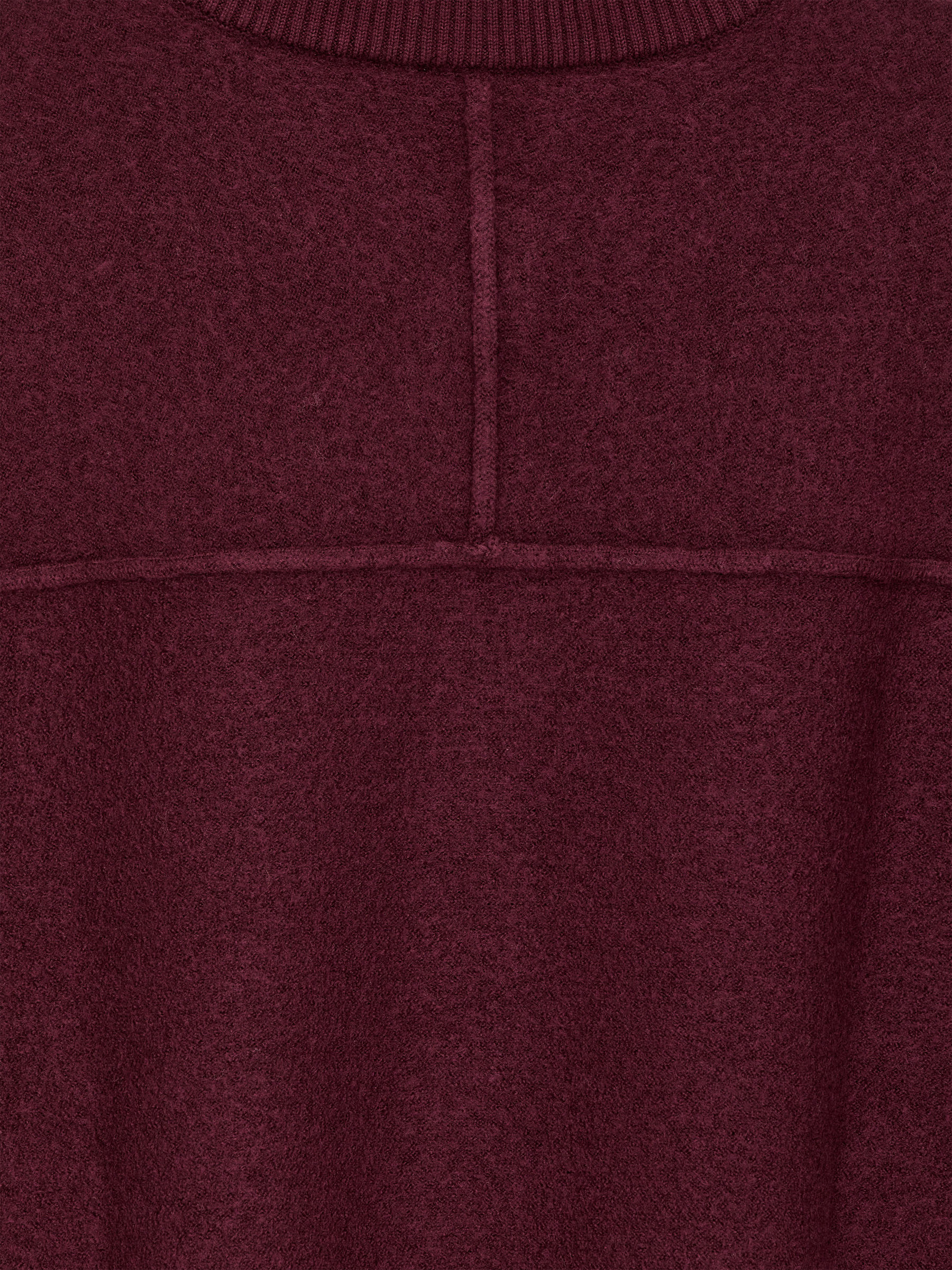 Cárdigan de lana hervida - Burdeos - Corte holgado - Women - StillMedia/DescriptiveDetail - 2