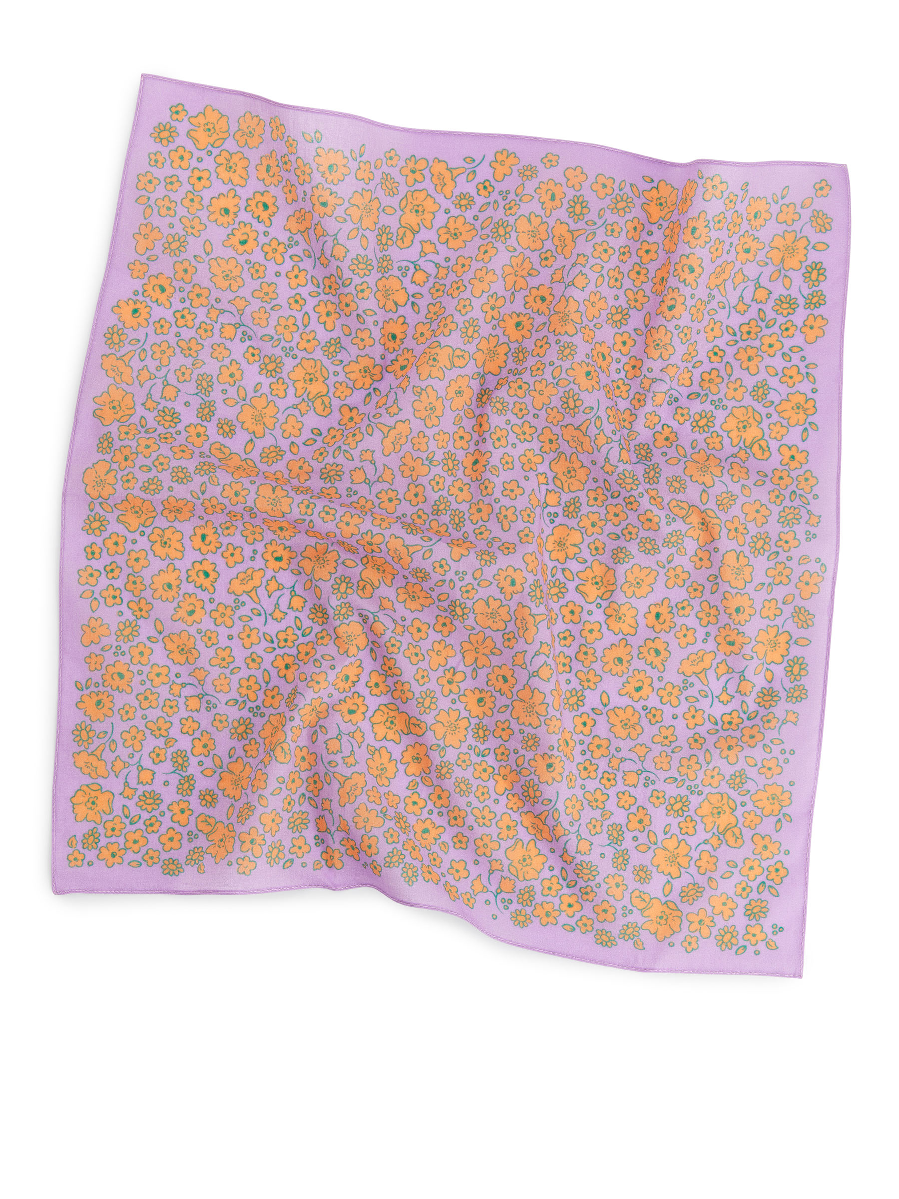 Cotton Bandana - Liliowy/Pomarańczowy - Children - StillMedia/DescriptiveStillLife - 1