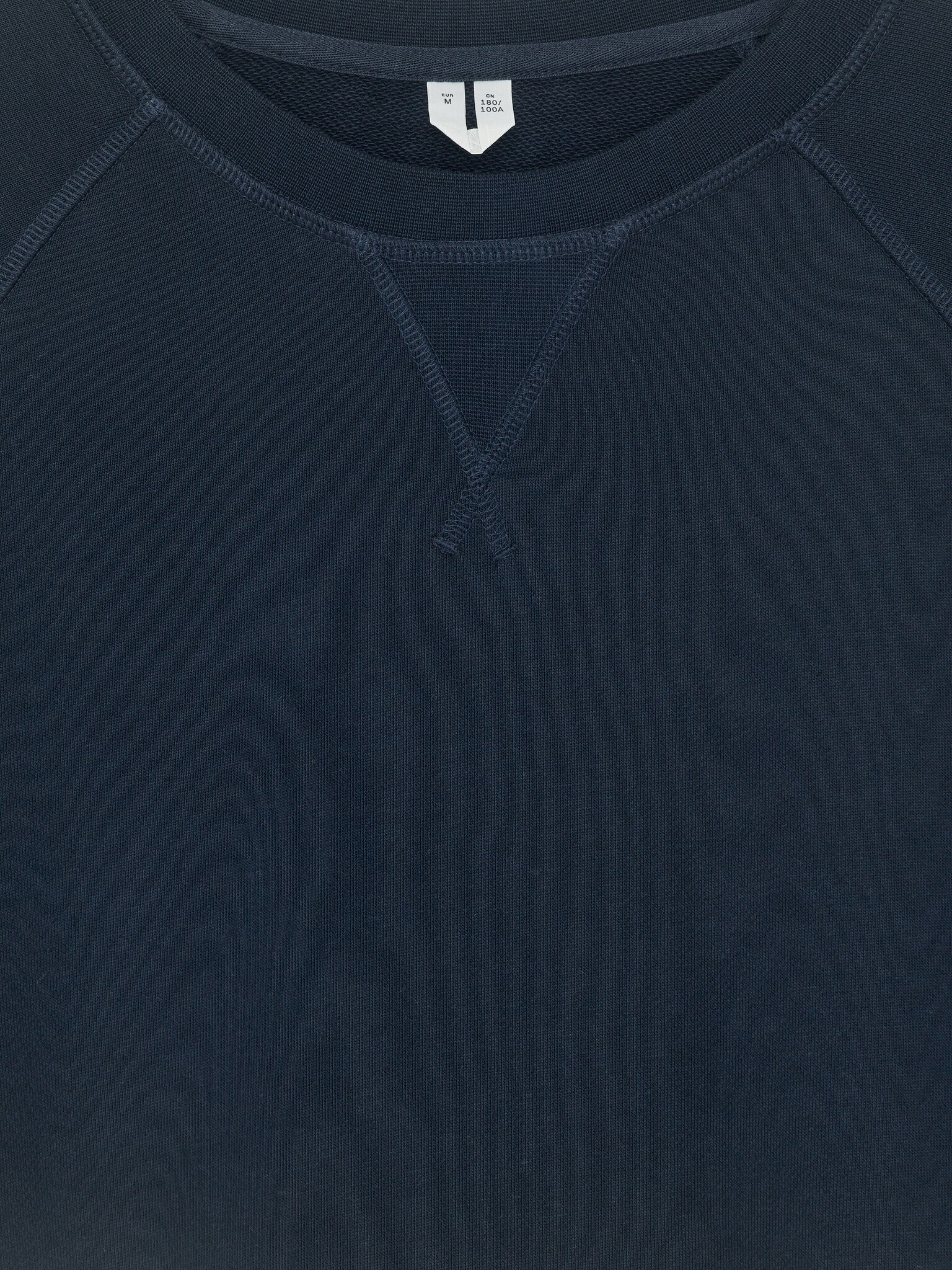 Sweat à manches courtes - Bleu foncé/Gris chiné - 4